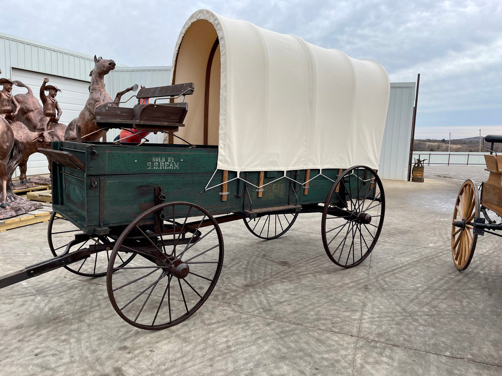 Antique Weber Covered Wagon*PENDING