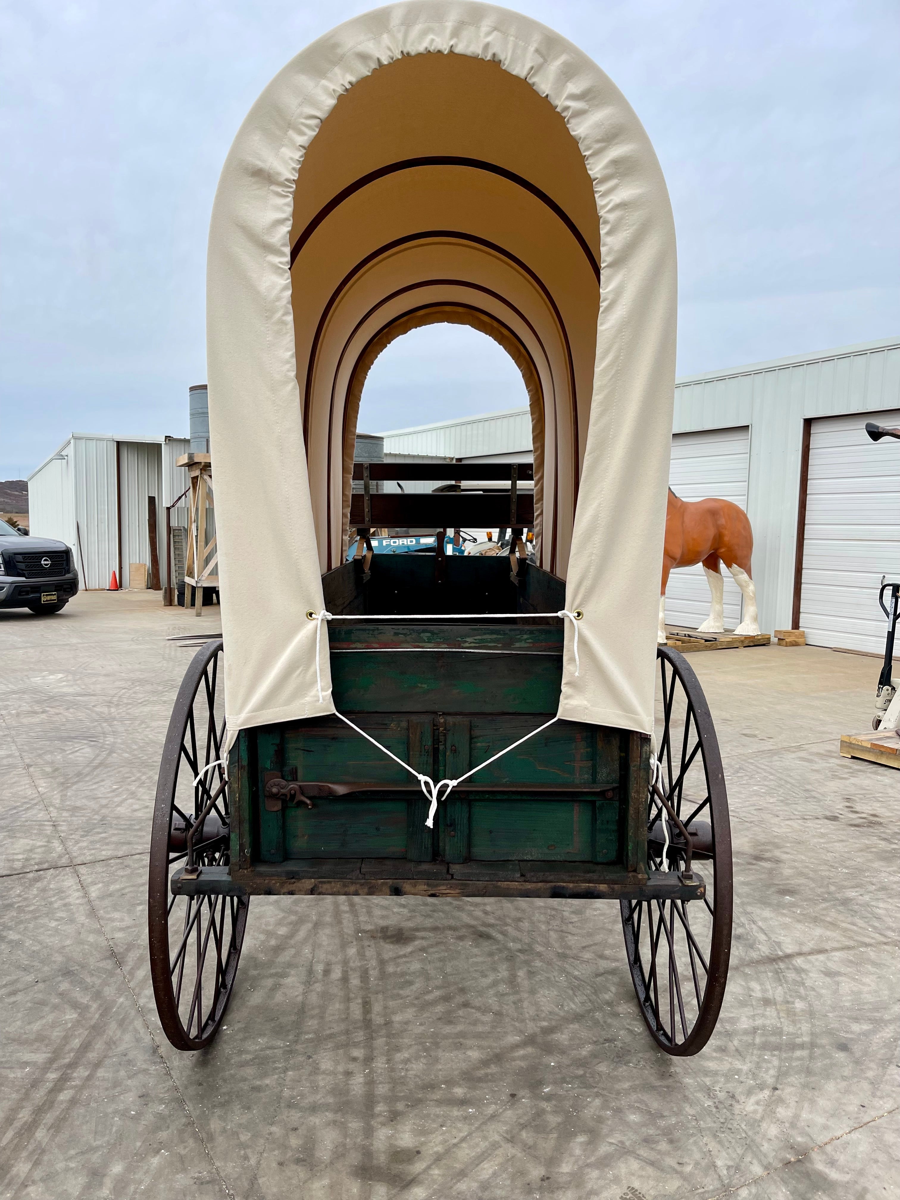 SOLD*Antique Weber Covered Wagon