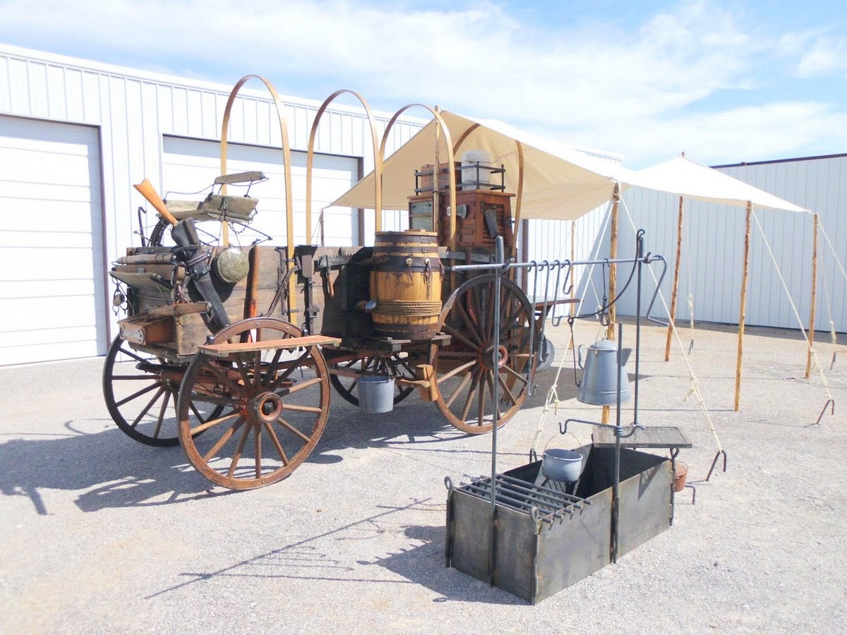 SOLD*Excellent High Narrow Wheel Chuck Wagon