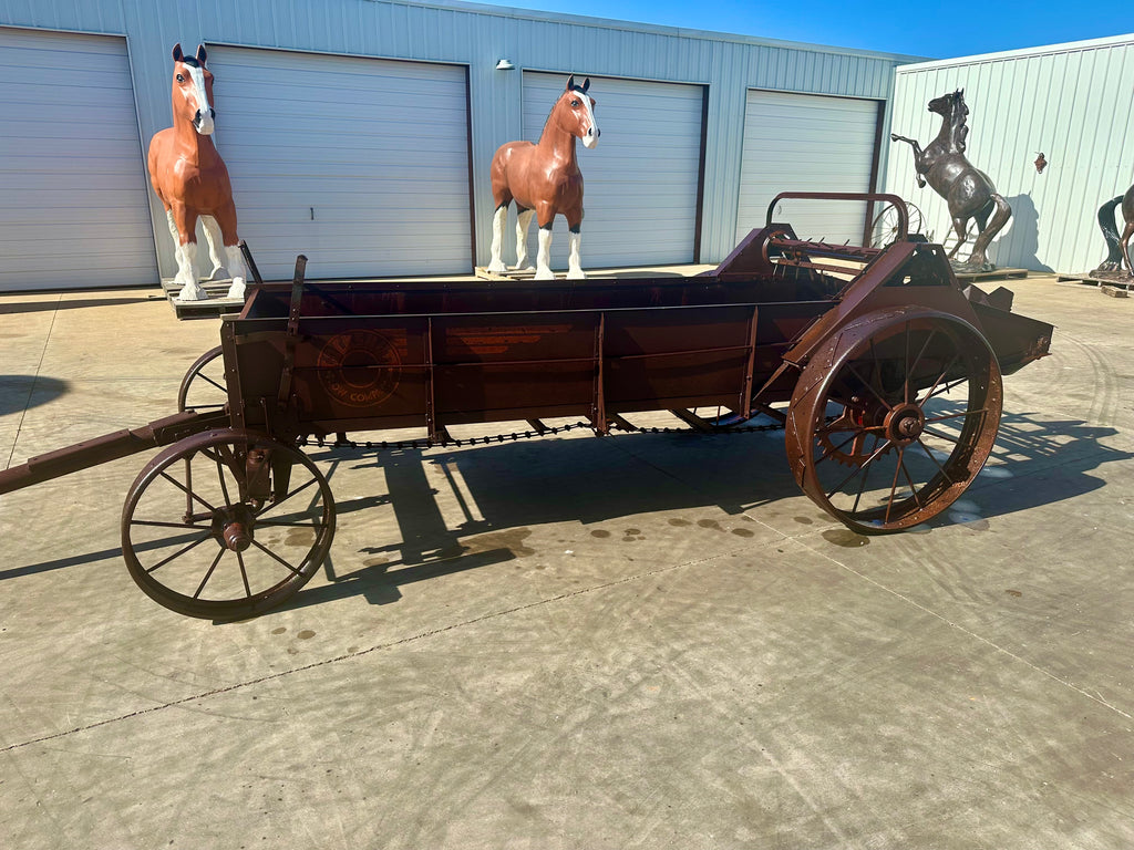 Antique  Cockshutt Manure Spreader
