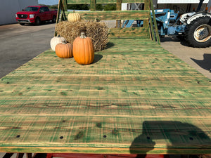 Wood Wheel Hay Wagon