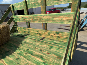 Wood Wheel Hay Wagon