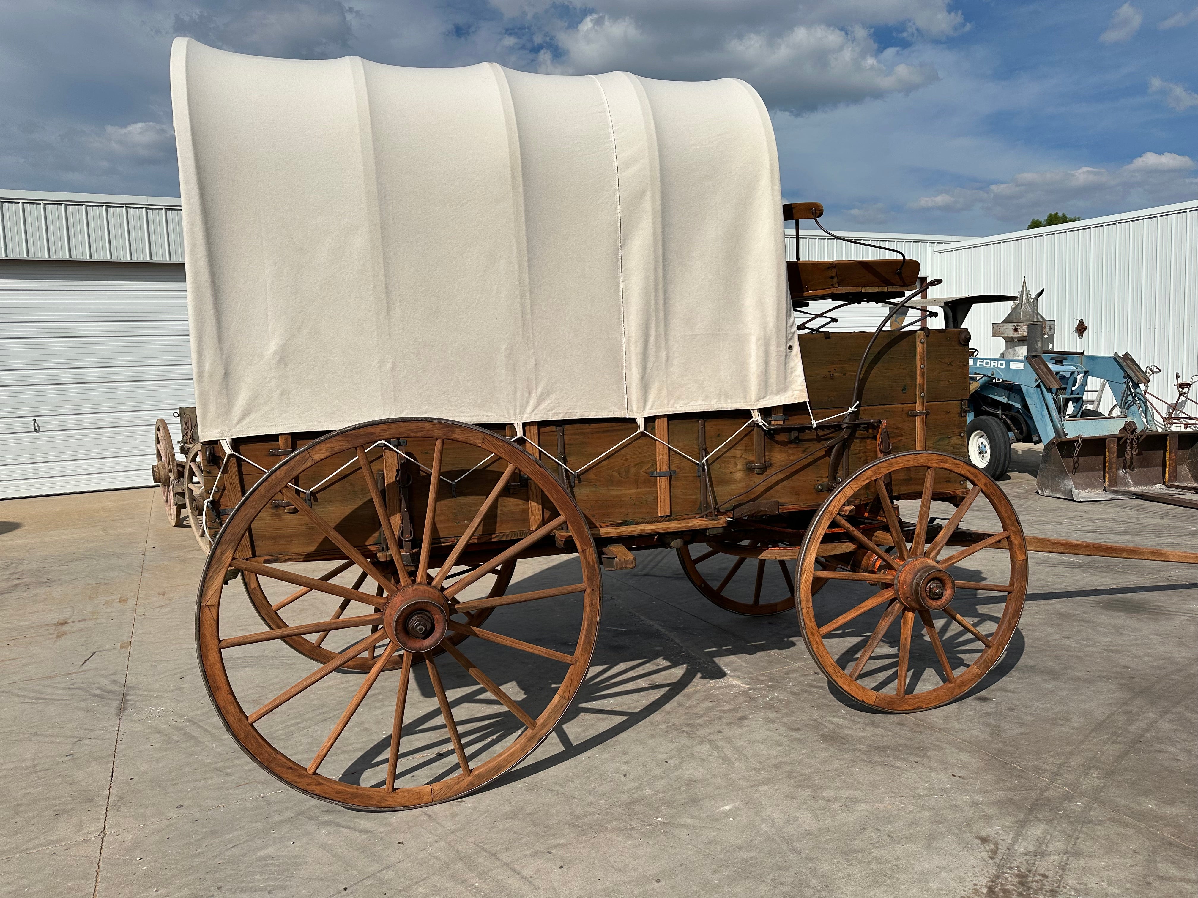 # 521  High Wheel Covered Wagon