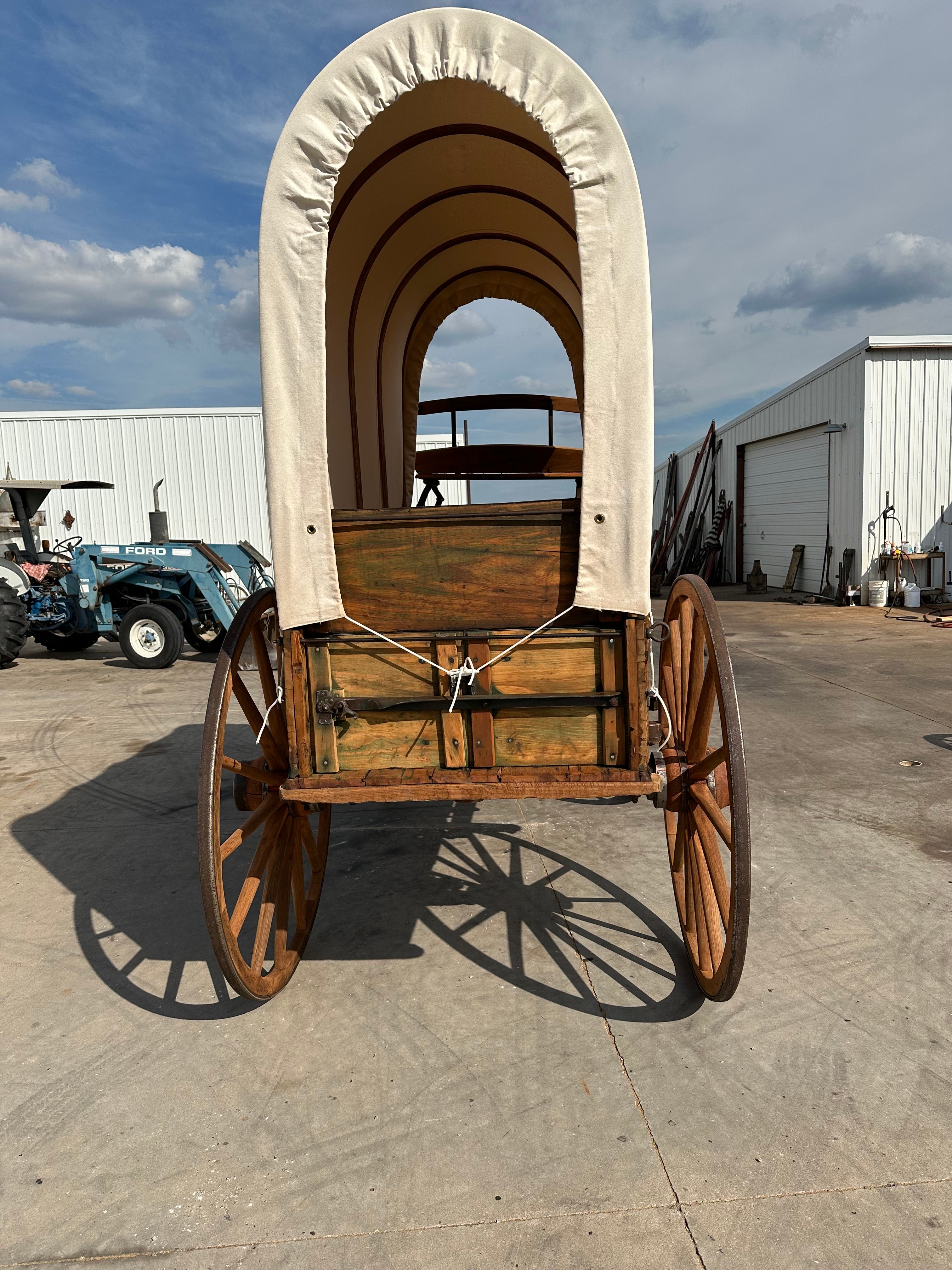 # 521  High Wheel Covered Wagon