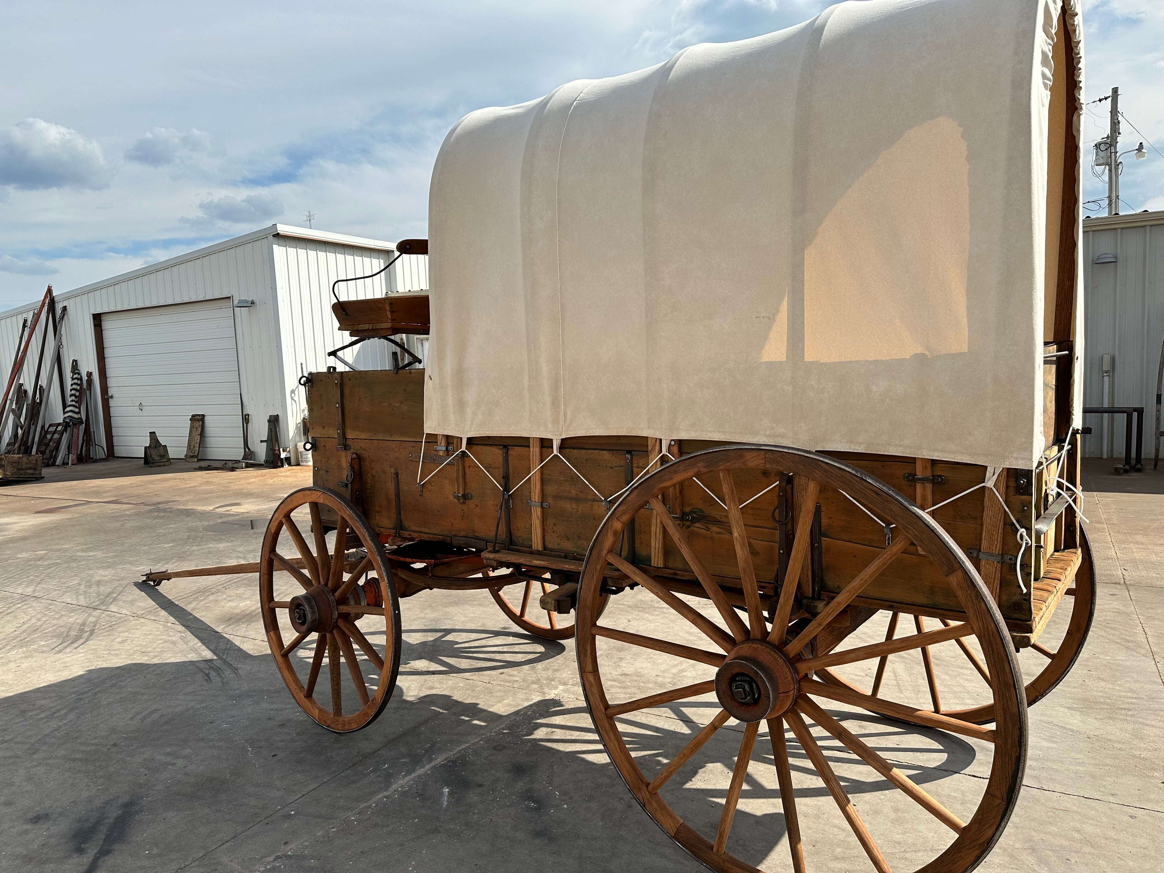 # 521  High Wheel Covered Wagon