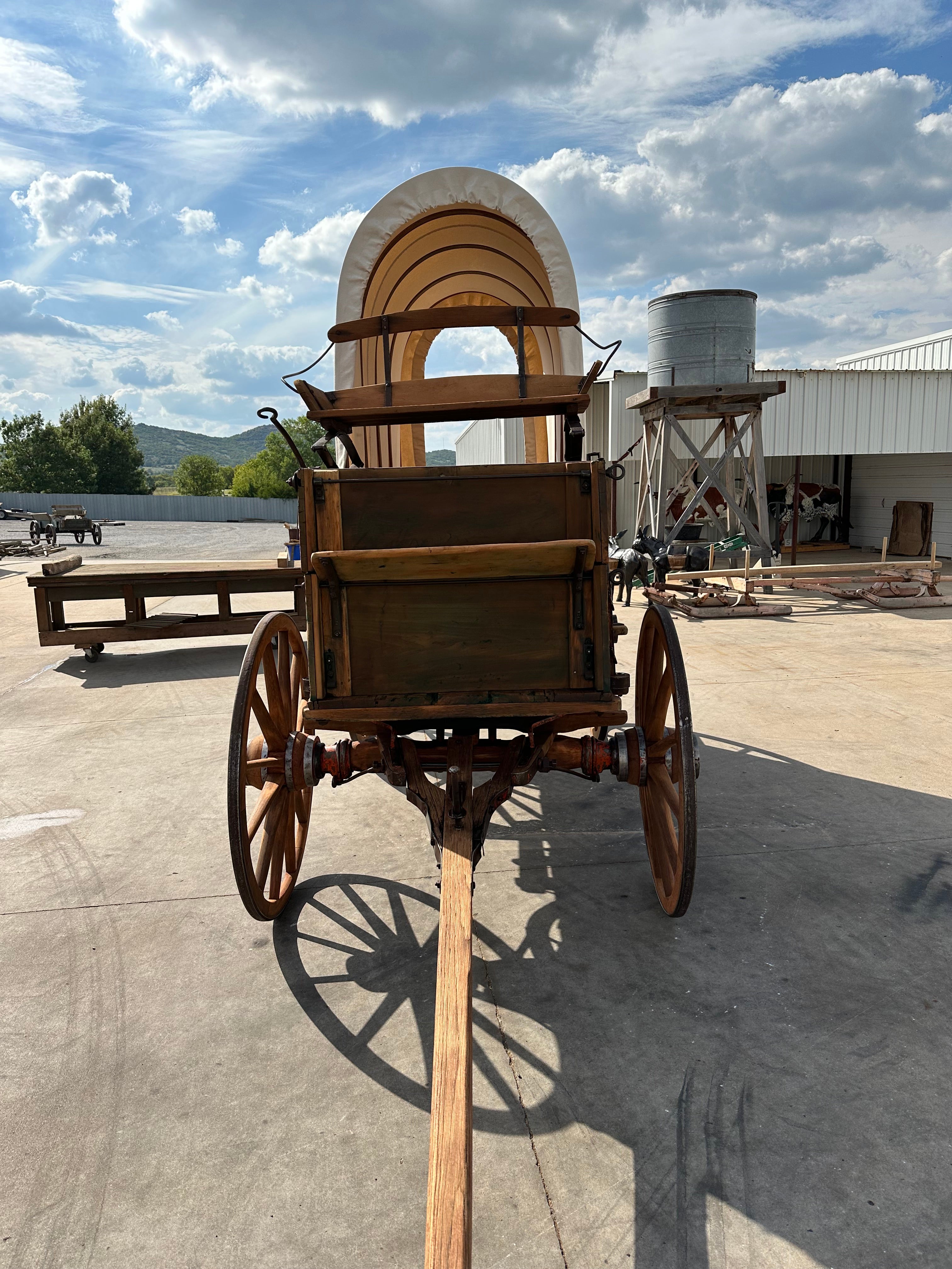 # 521  High Wheel Covered Wagon