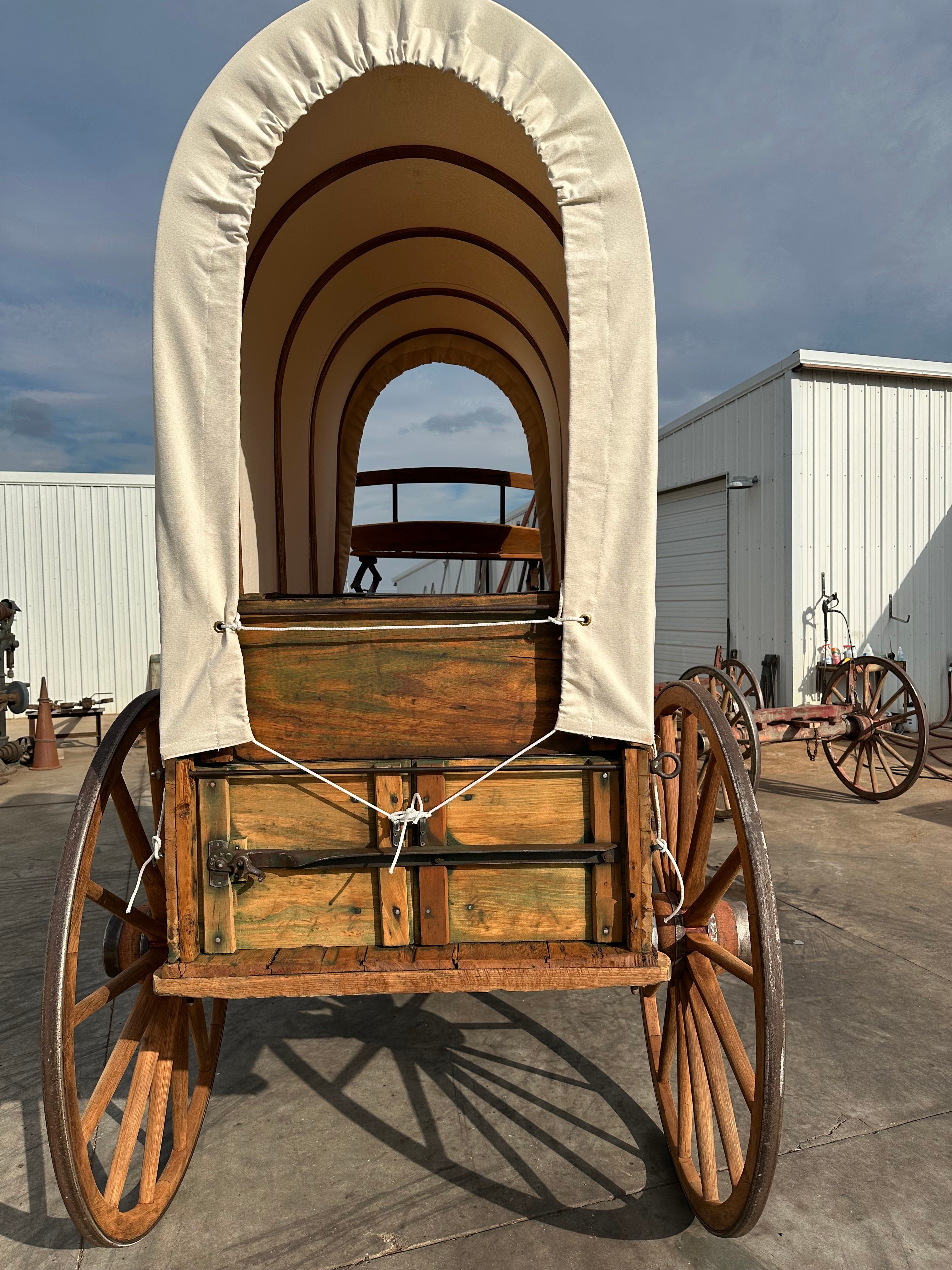 # 521  High Wheel Covered Wagon