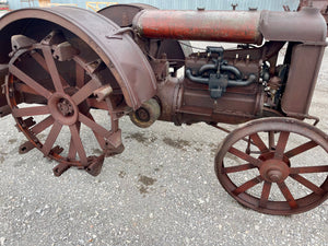 Antique Fordson Tractor w/ Russell Road Grader