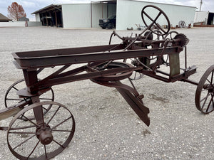 Antique Fordson Tractor w/ Russell Road Grader