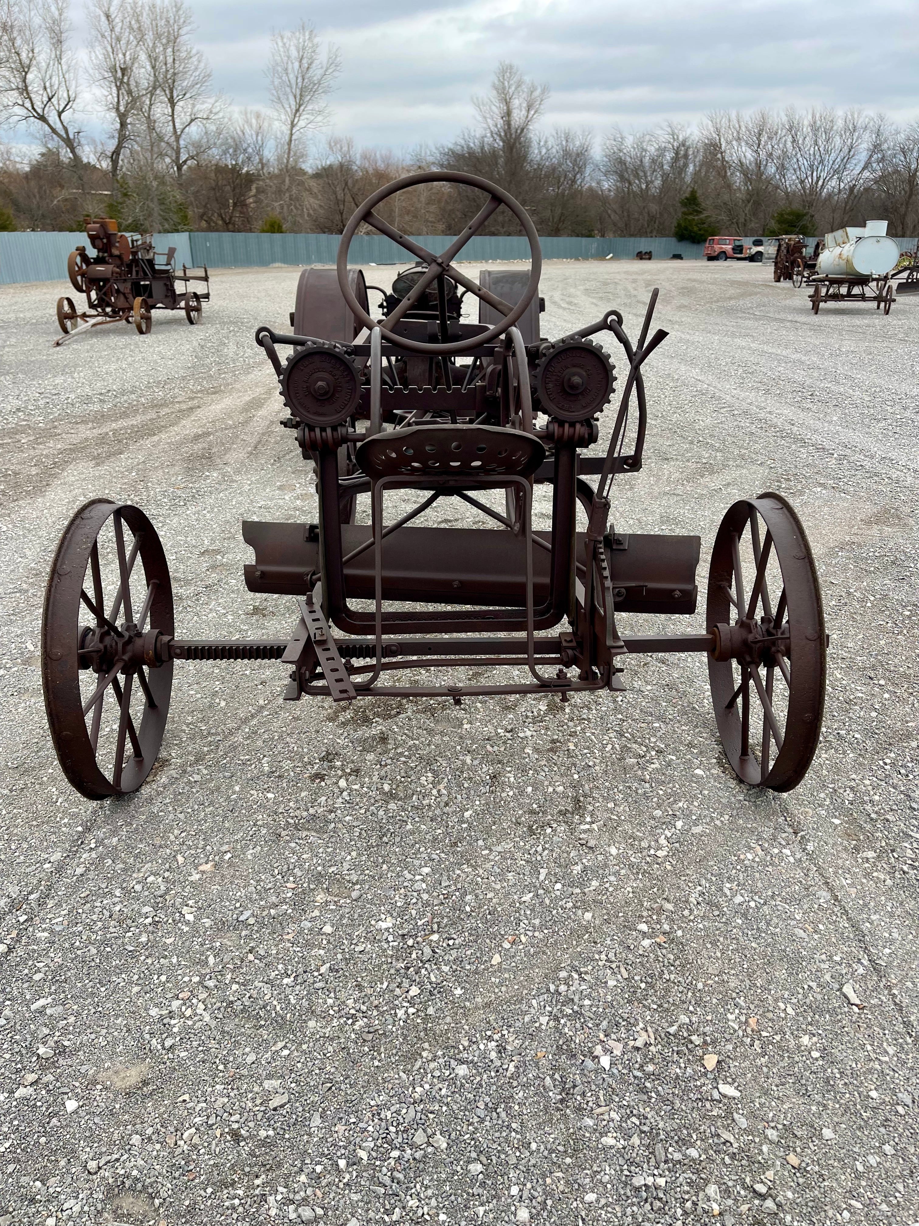 Antique Fordson Tractor w/ Russell Road Grader