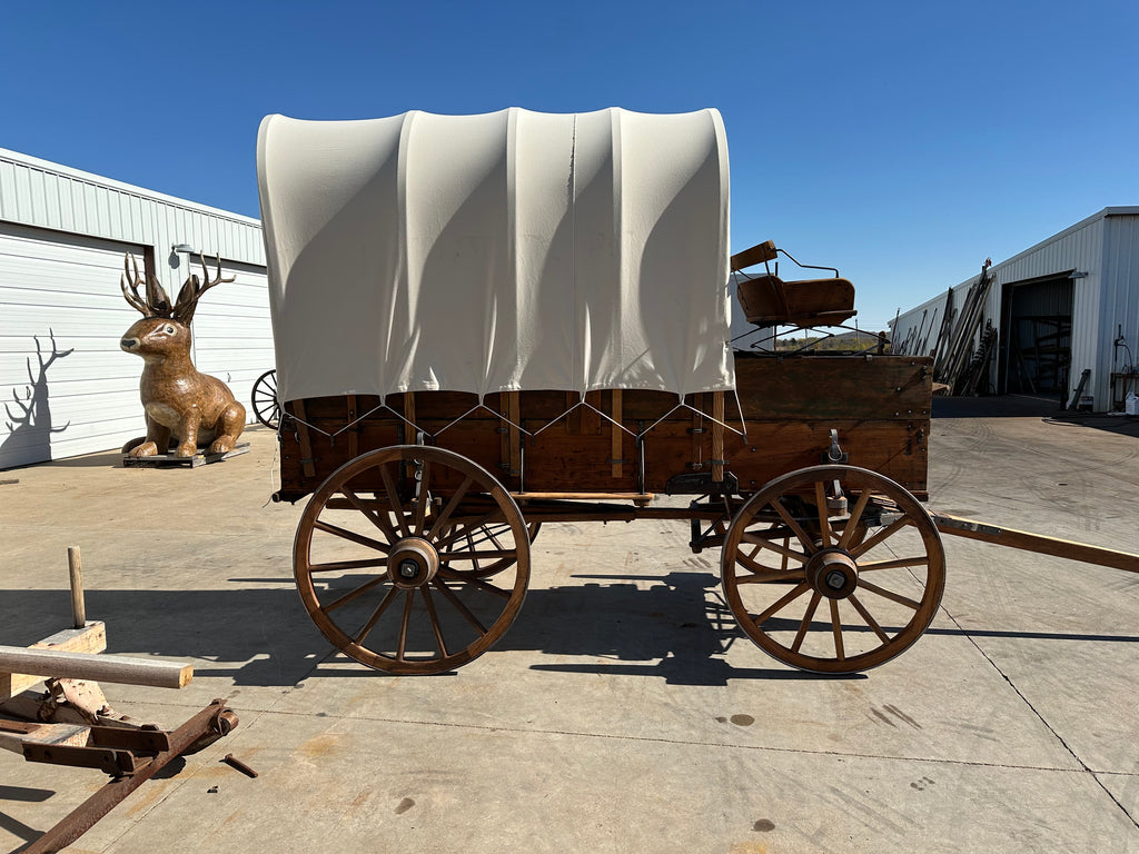 John Deere Covered Wagon