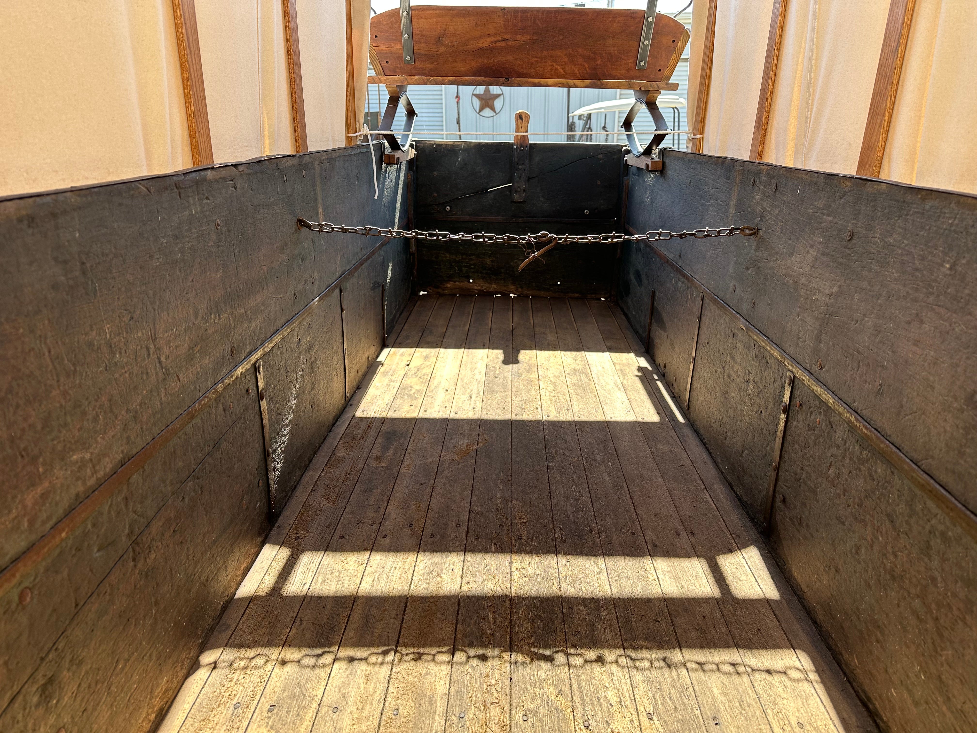 John Deere Covered Wagon