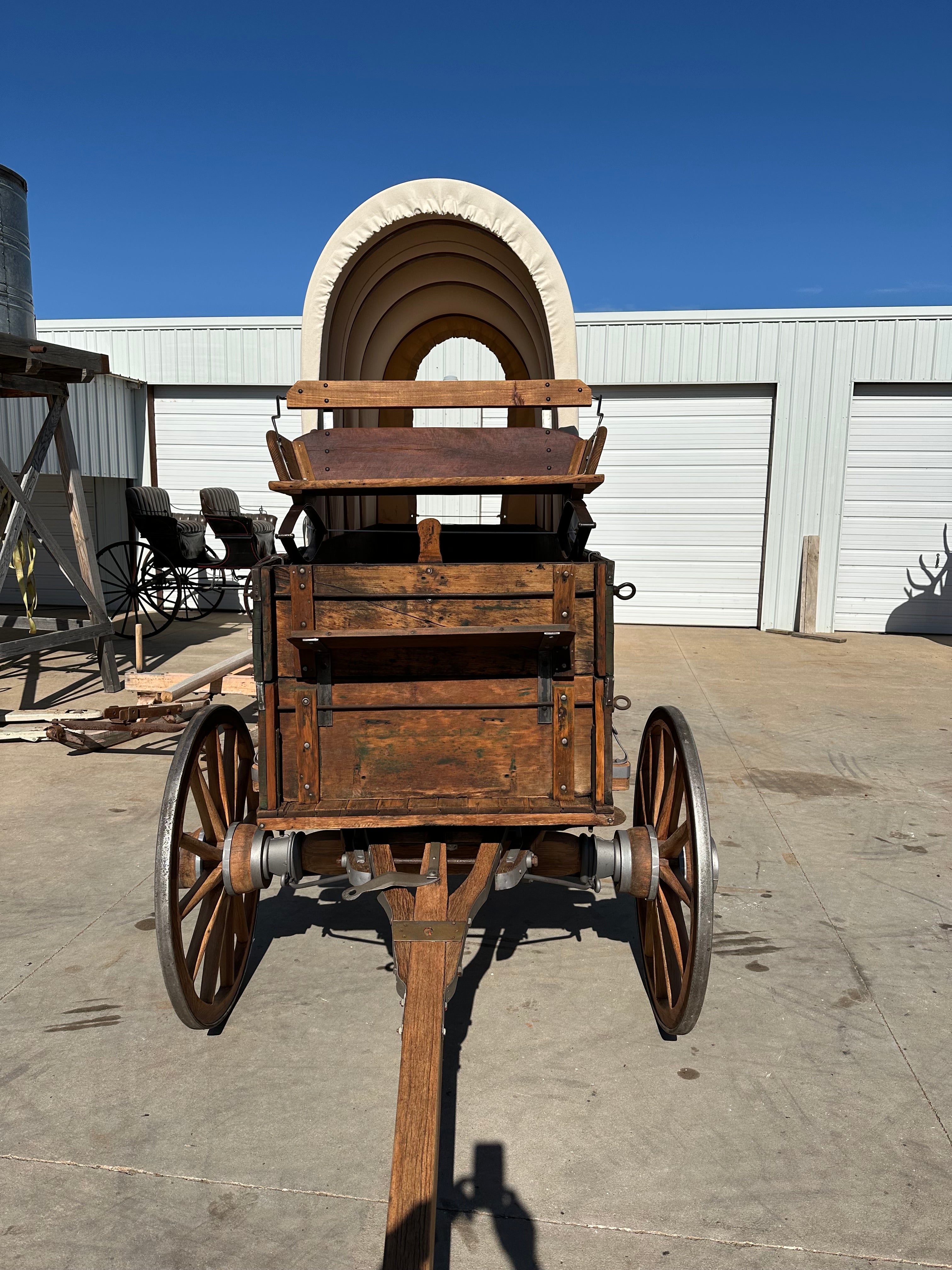 John Deere Covered Wagon