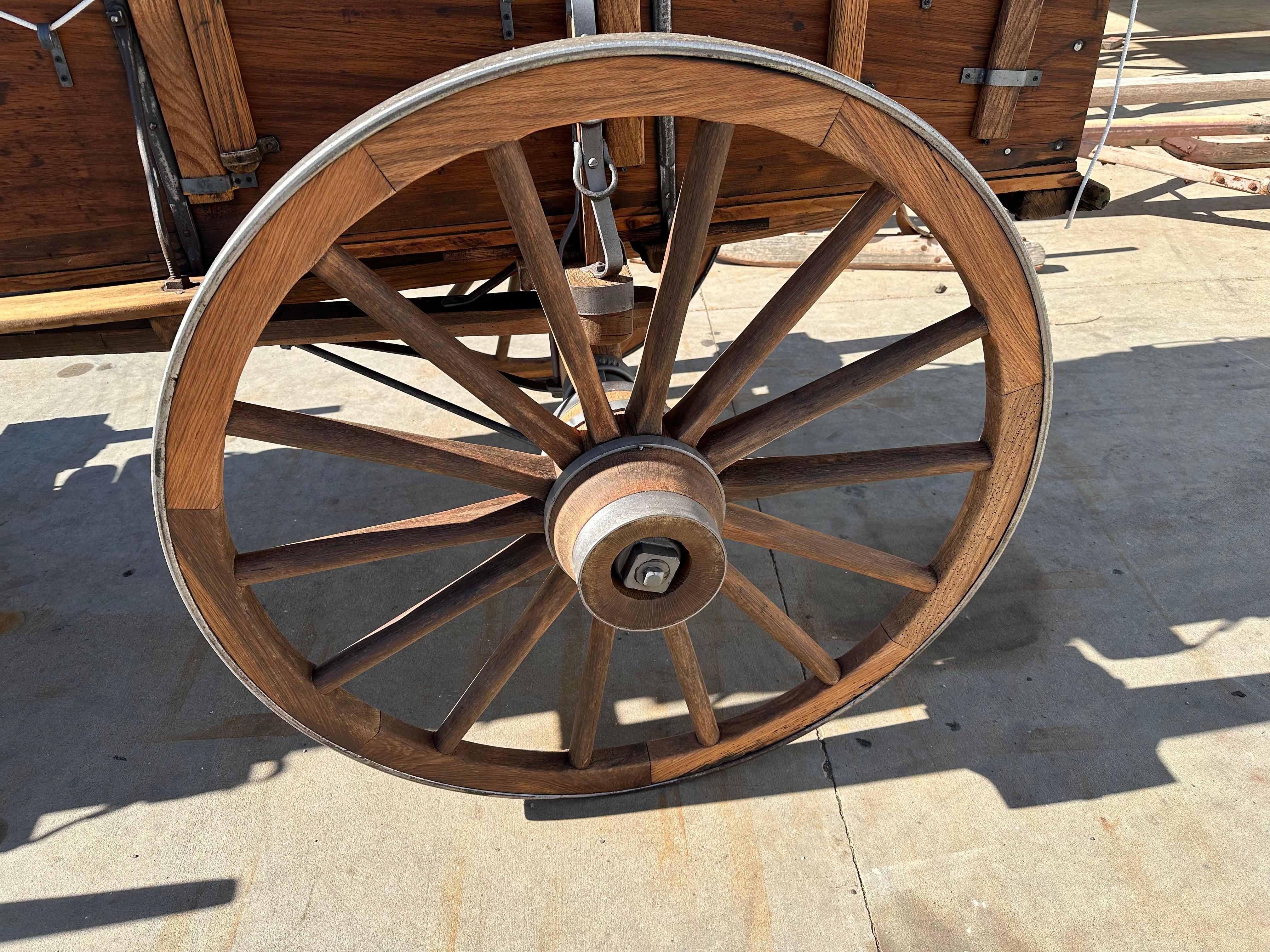 John Deere Covered Wagon