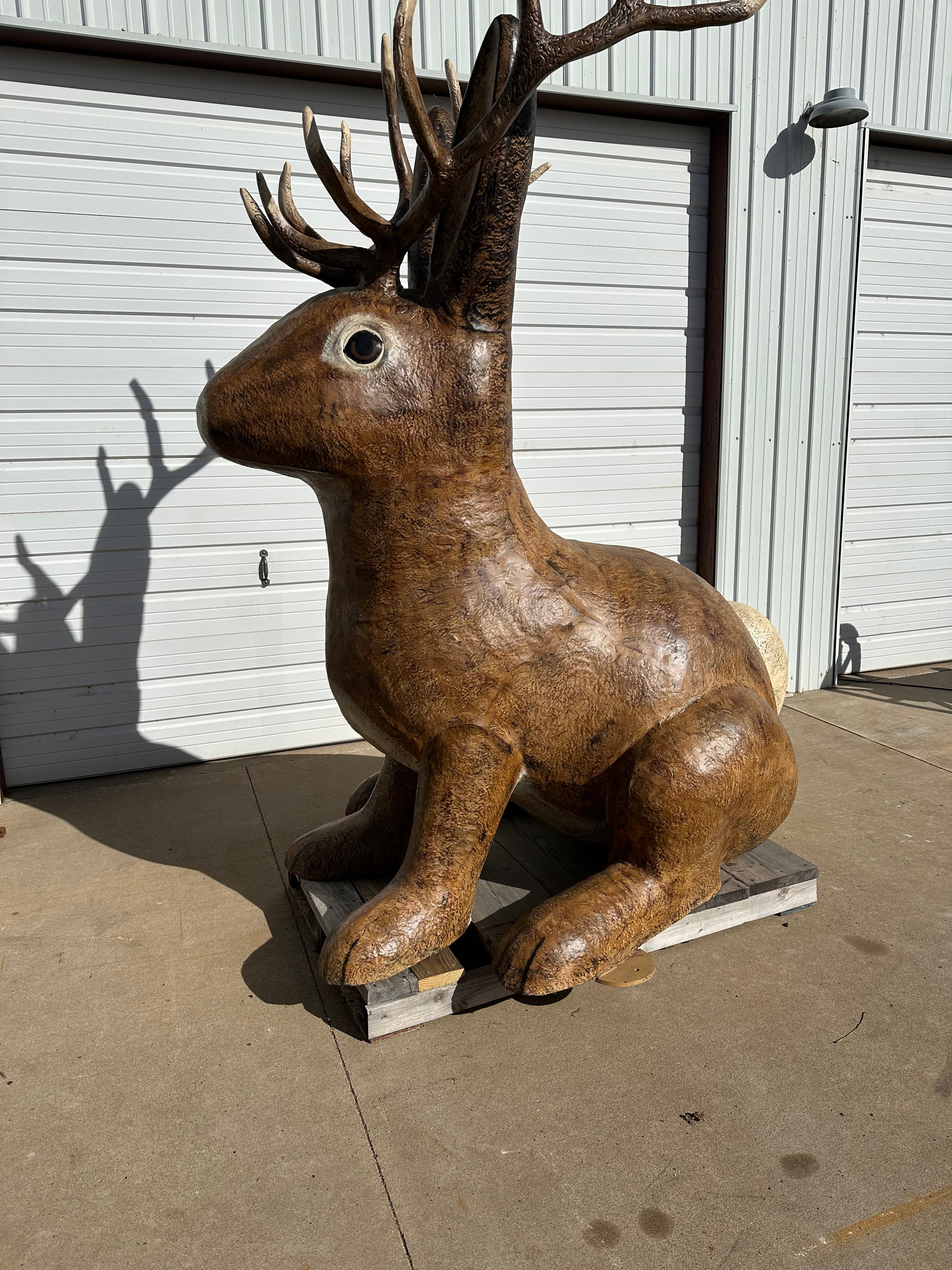 Jackalope Rabbit Statue X- Large