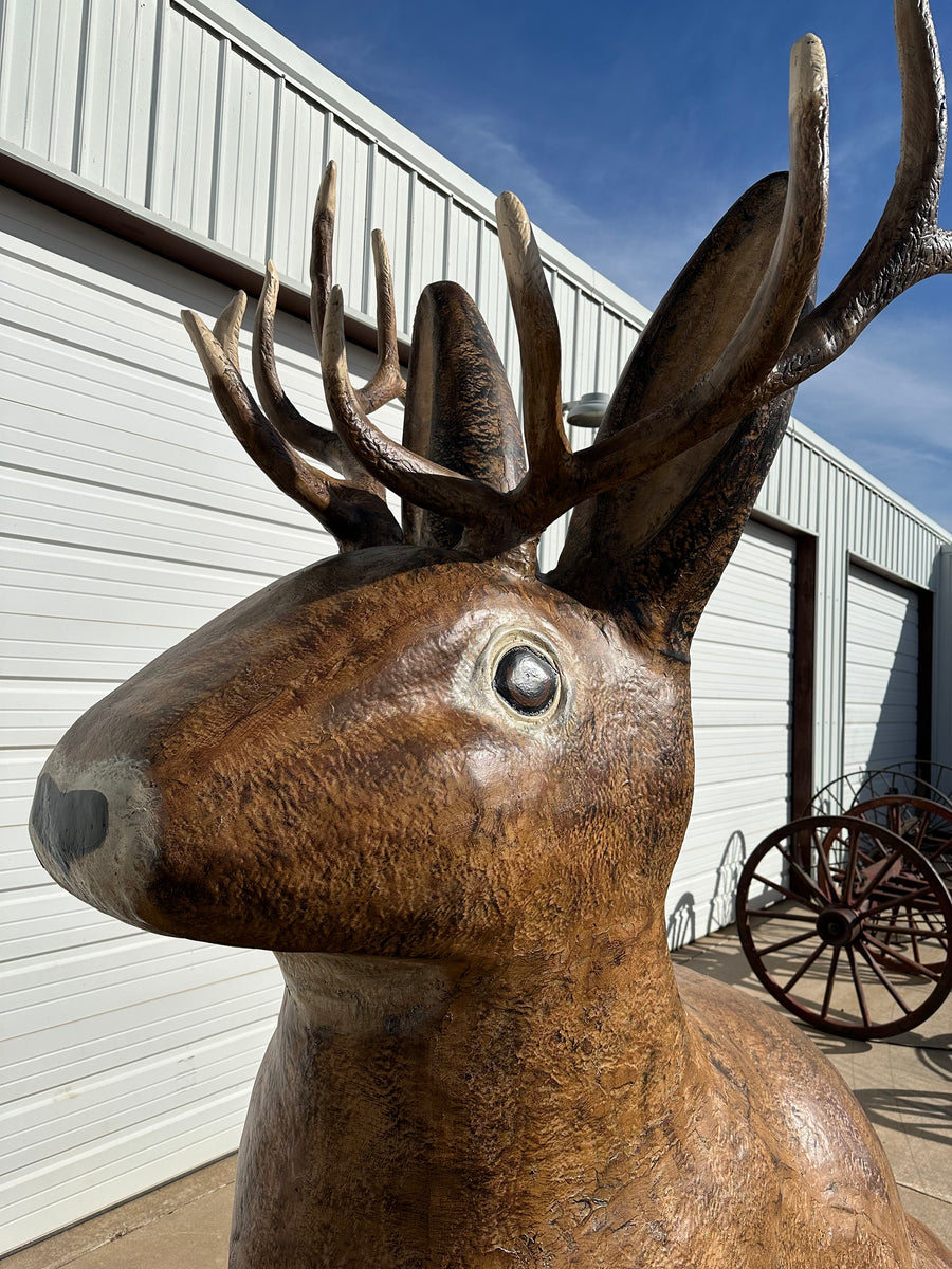 Doyle Rabbit Design Jackalope Rabbit Statue X- Large – Doyle's Wagons