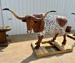 SOLD*Life Size Longhorn Statue #9