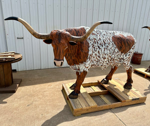 Life Size Longhorn Statue #9 SOLD