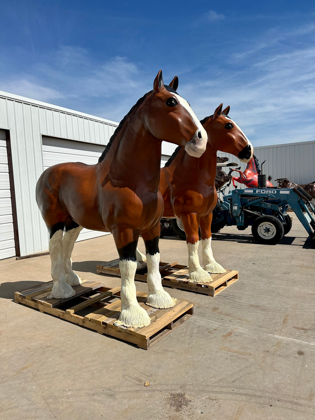 Clydesdale Horse Statue *SOLD