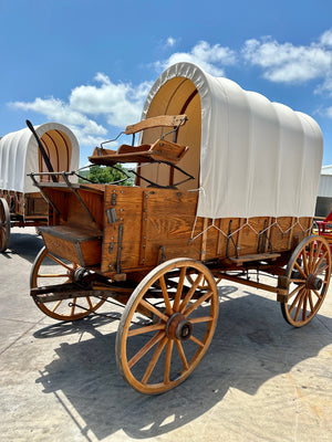 SOLD*#395 Wood Wheel Covered Wagon