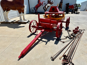 Antique Restored "Sandwich" Mounted Horse Power machine