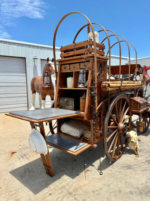 SOLD*Excellent High Narrow Wheel Chuck Wagon