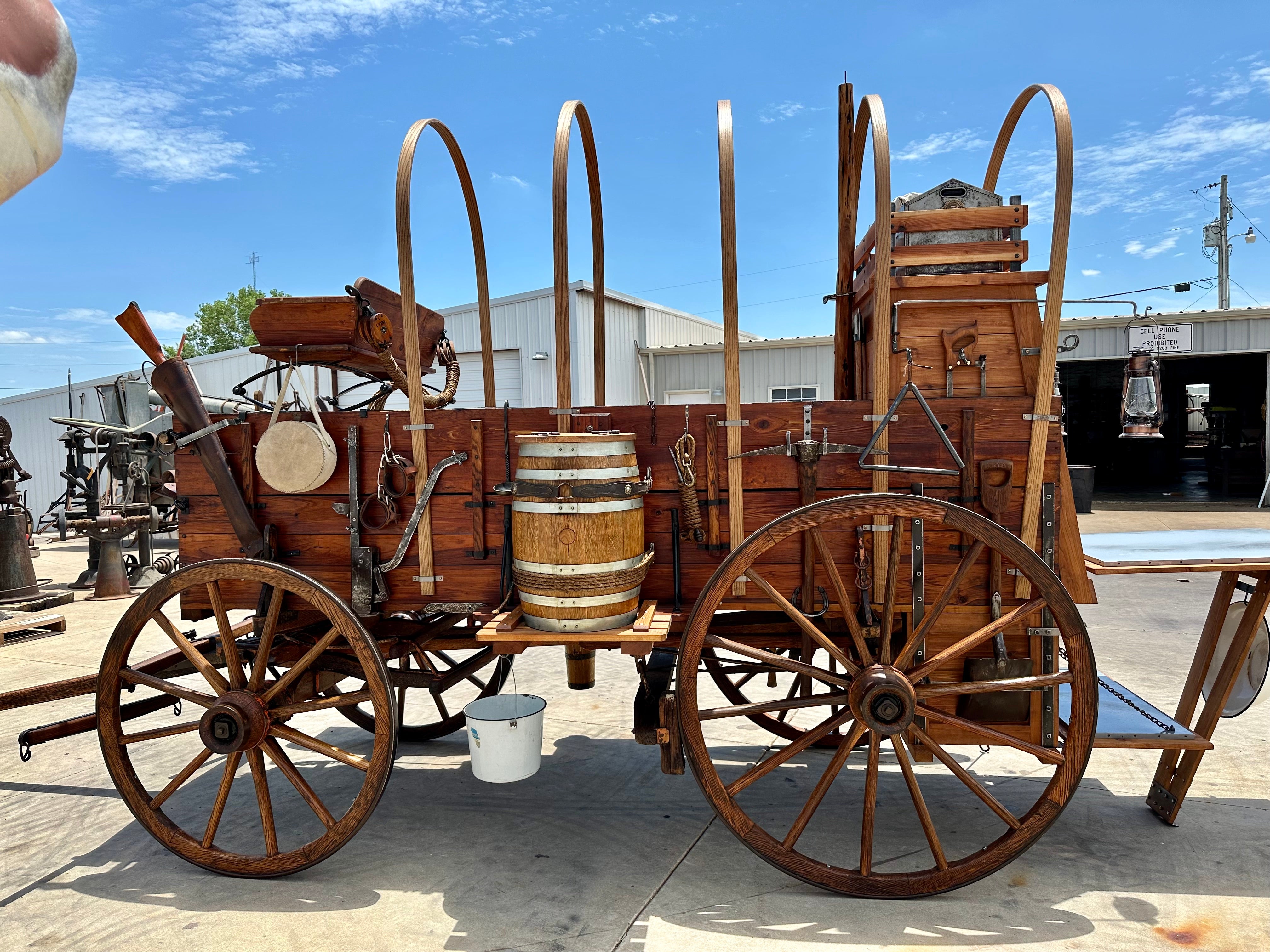 SOLD*Excellent High Narrow Wheel Chuck Wagon