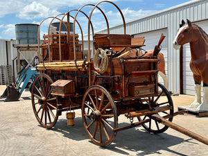 SOLD*Excellent High Narrow Wheel Chuck Wagon