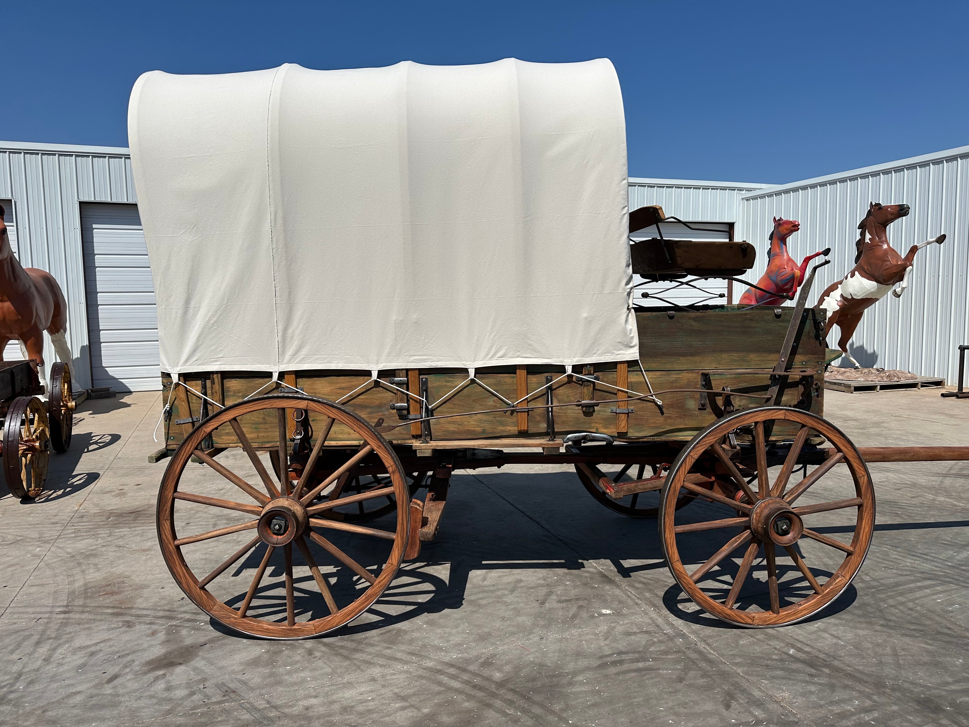 SOLD* Antique Covered Wagon