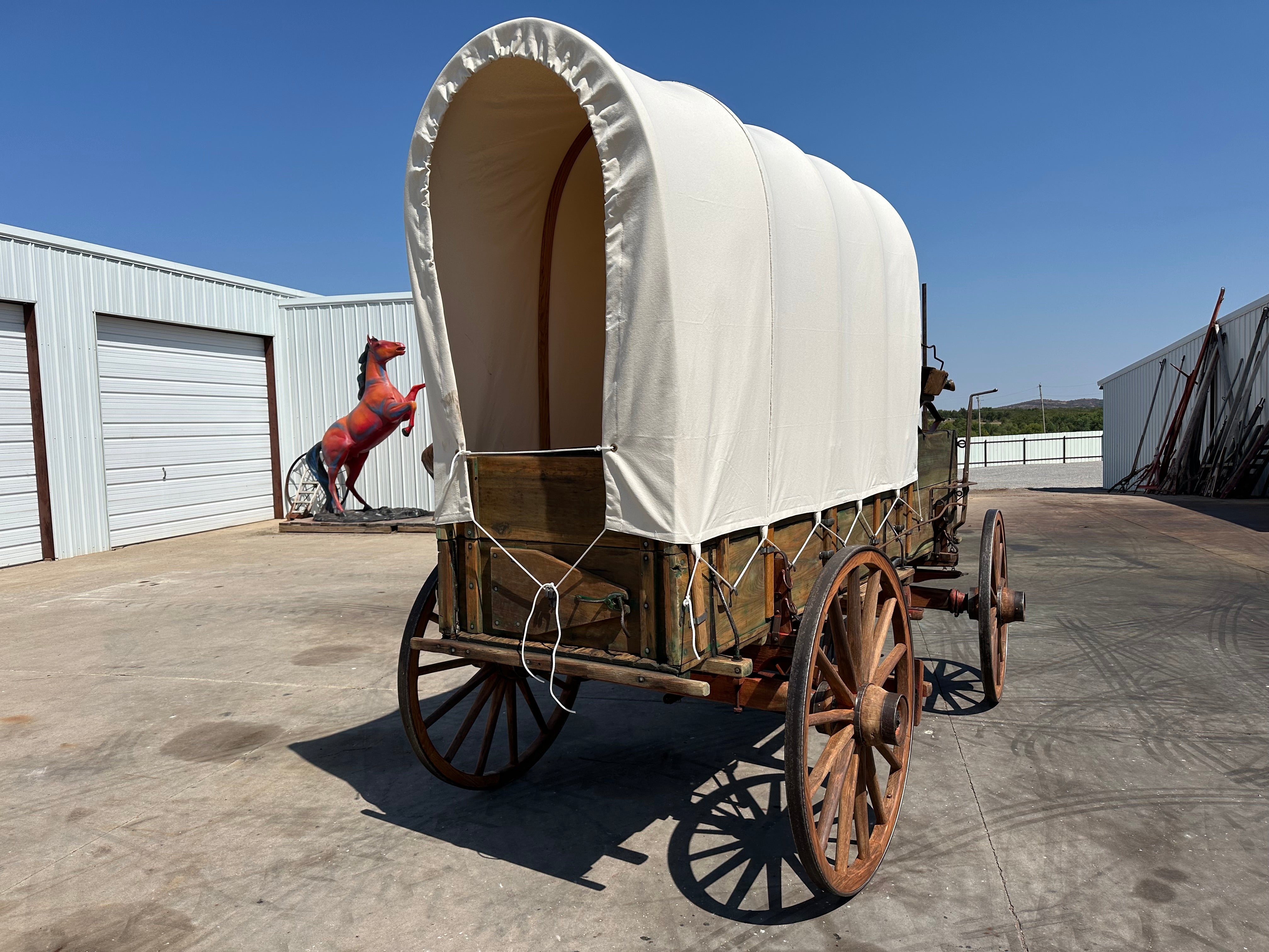 SOLD* Antique Covered Wagon