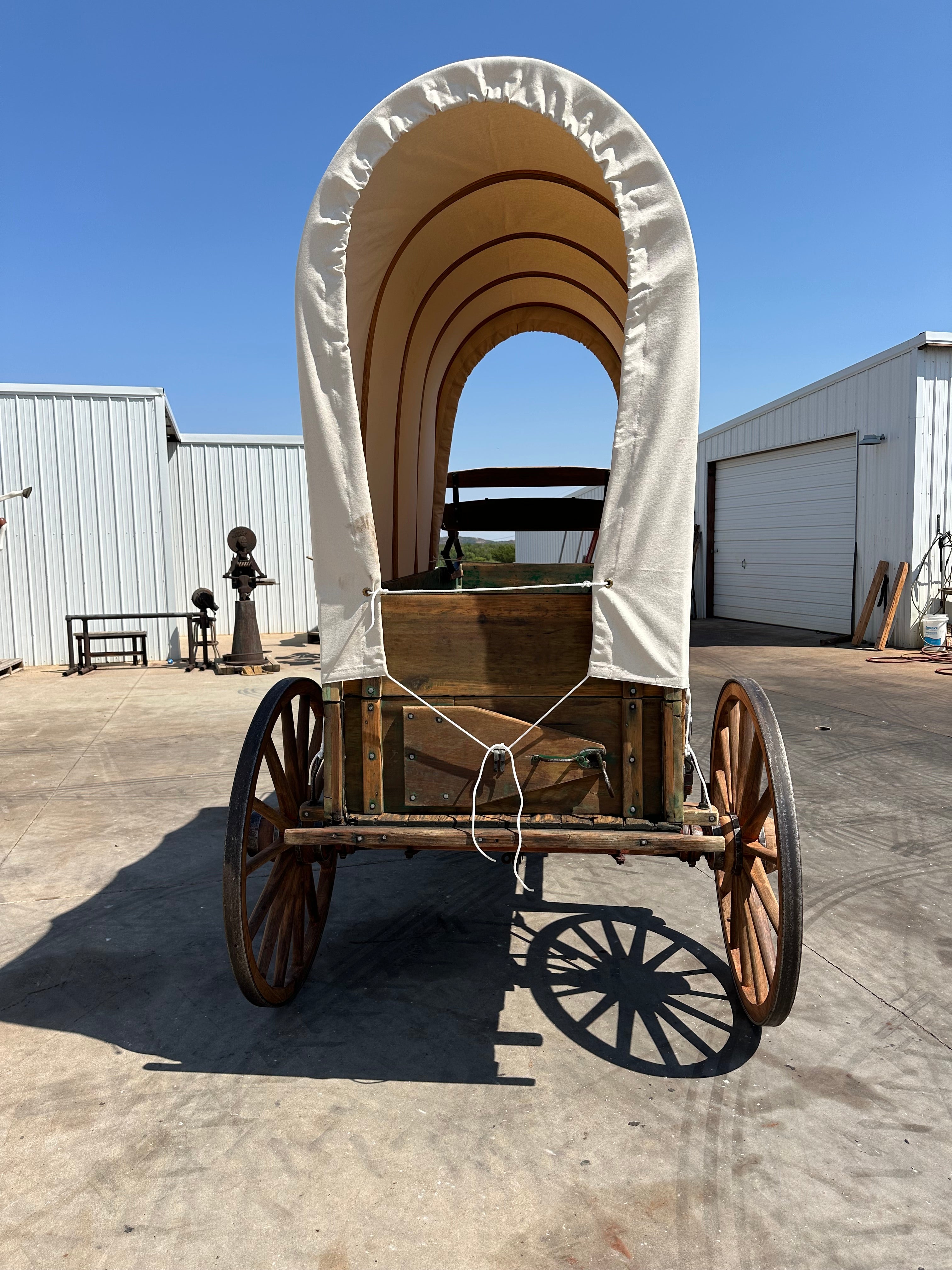 SOLD* Antique Covered Wagon