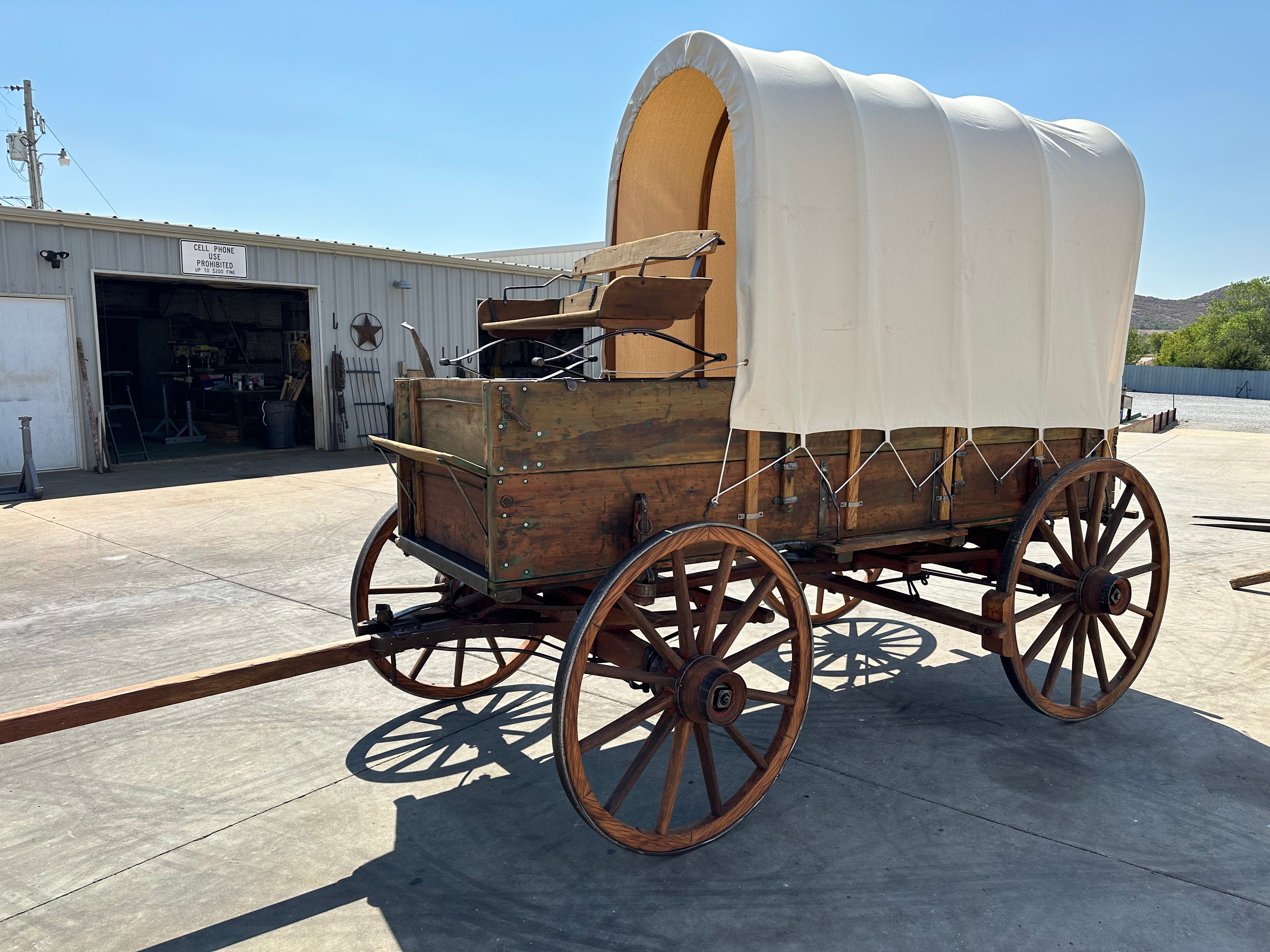 SOLD* Antique Covered Wagon