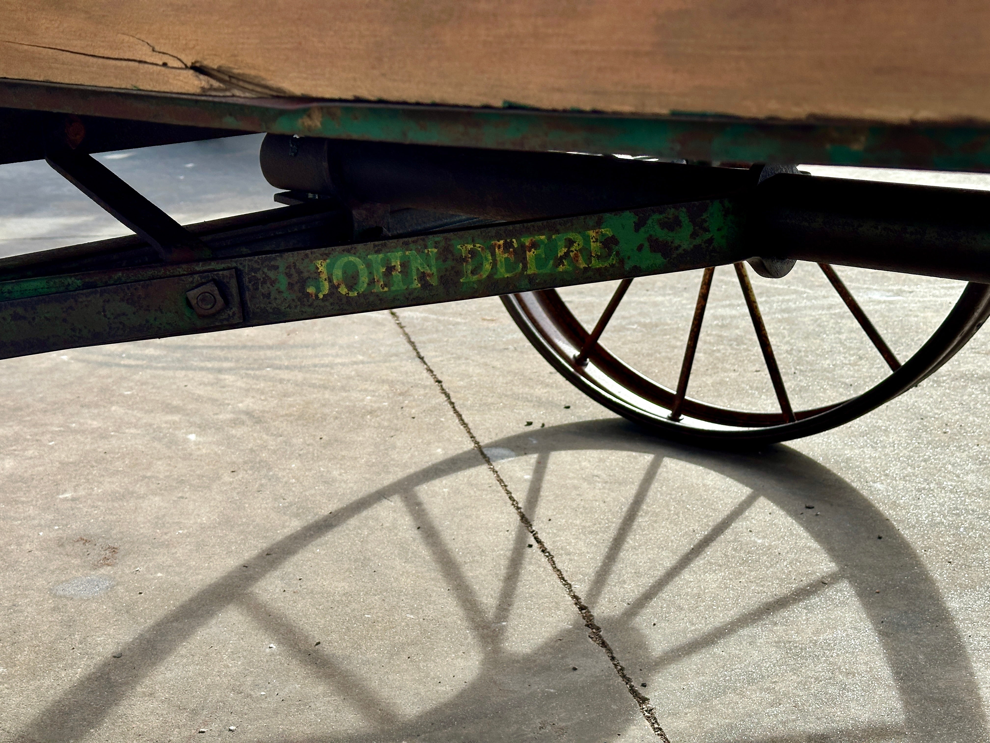 #407 John Deere Flare Side Harvest Wagon