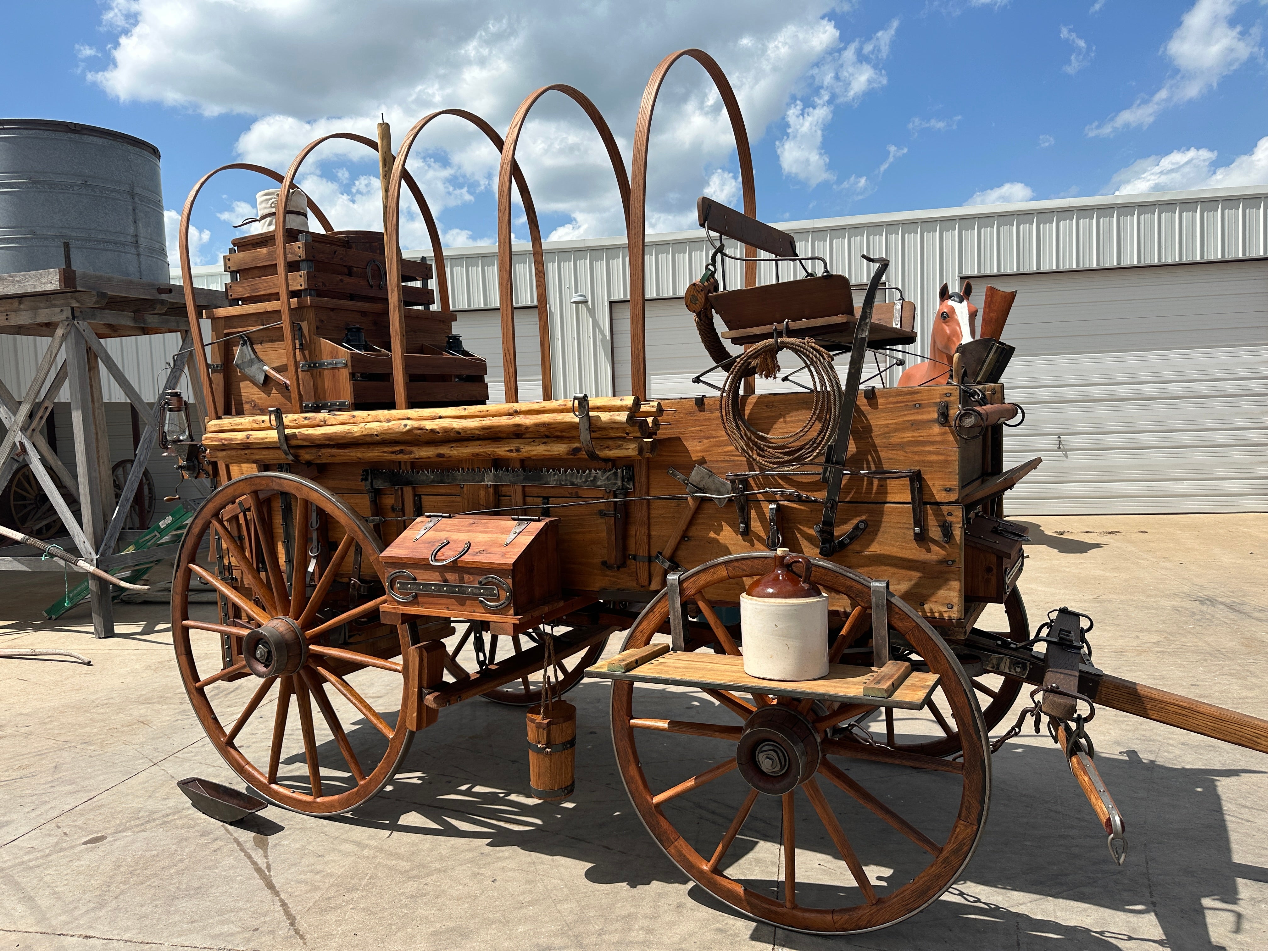 High Narrow Wheel Chuck Wagon