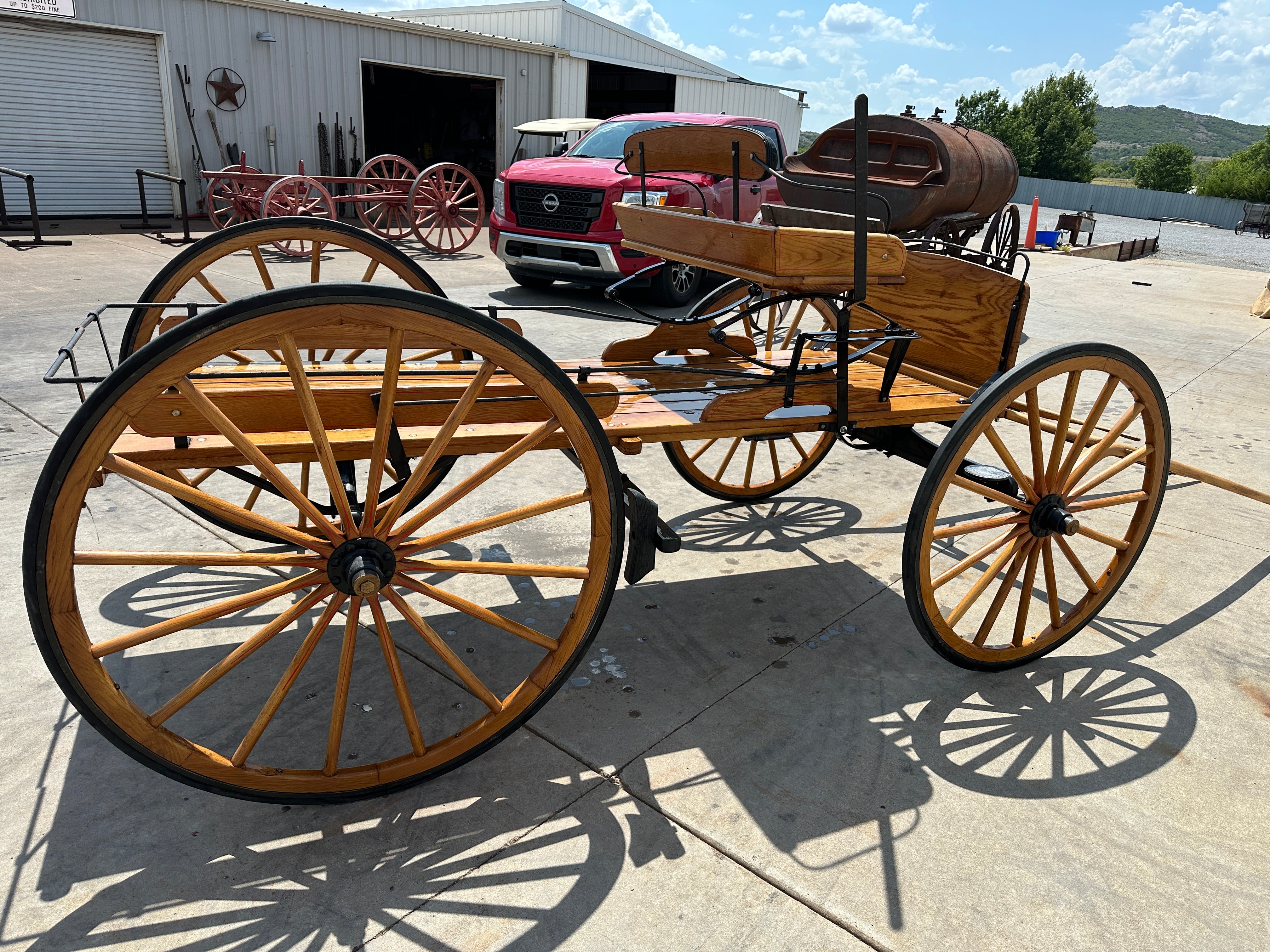 Oak Buckboard Wagon