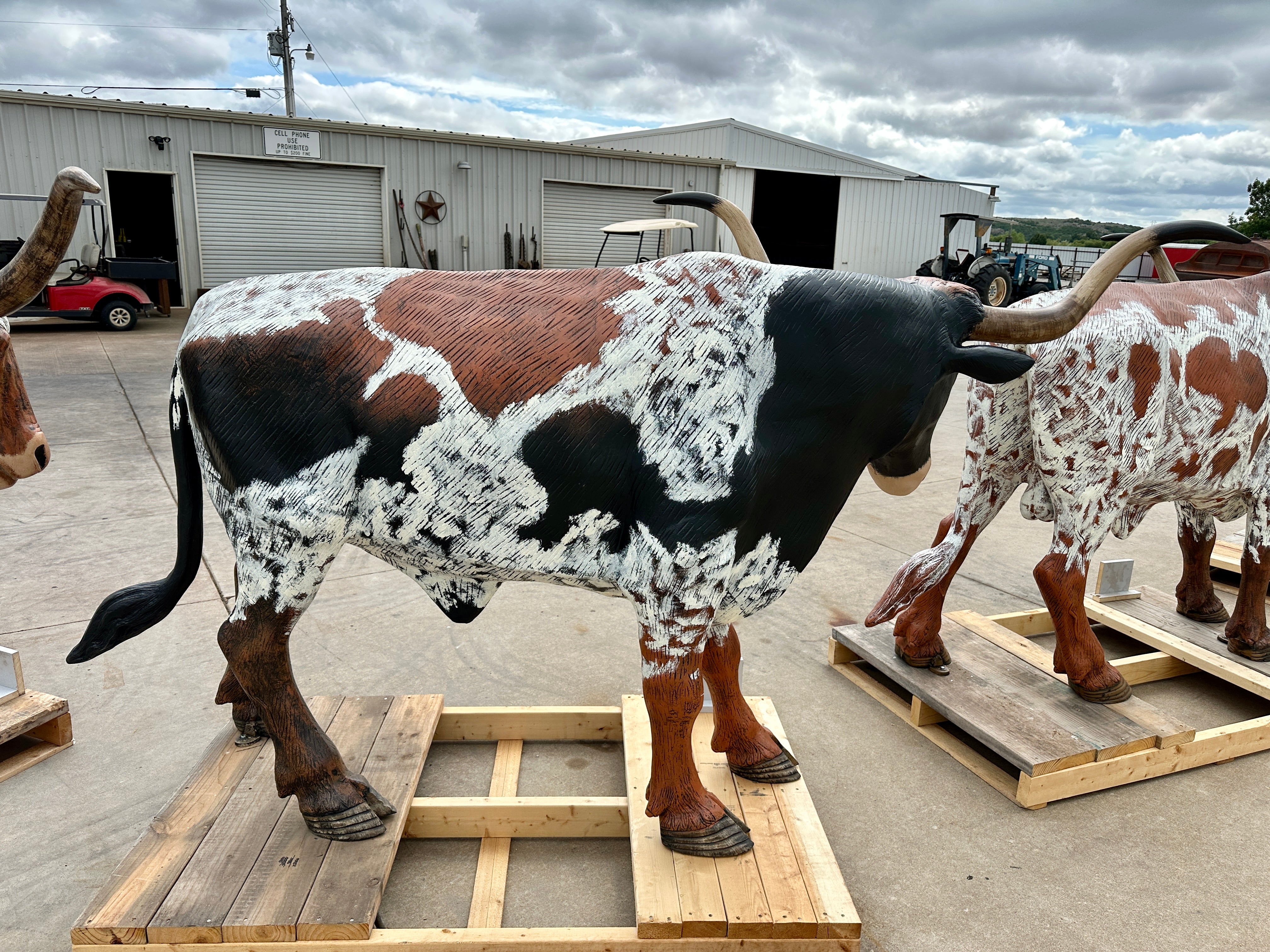 Life Size Longhorn Statue # 5