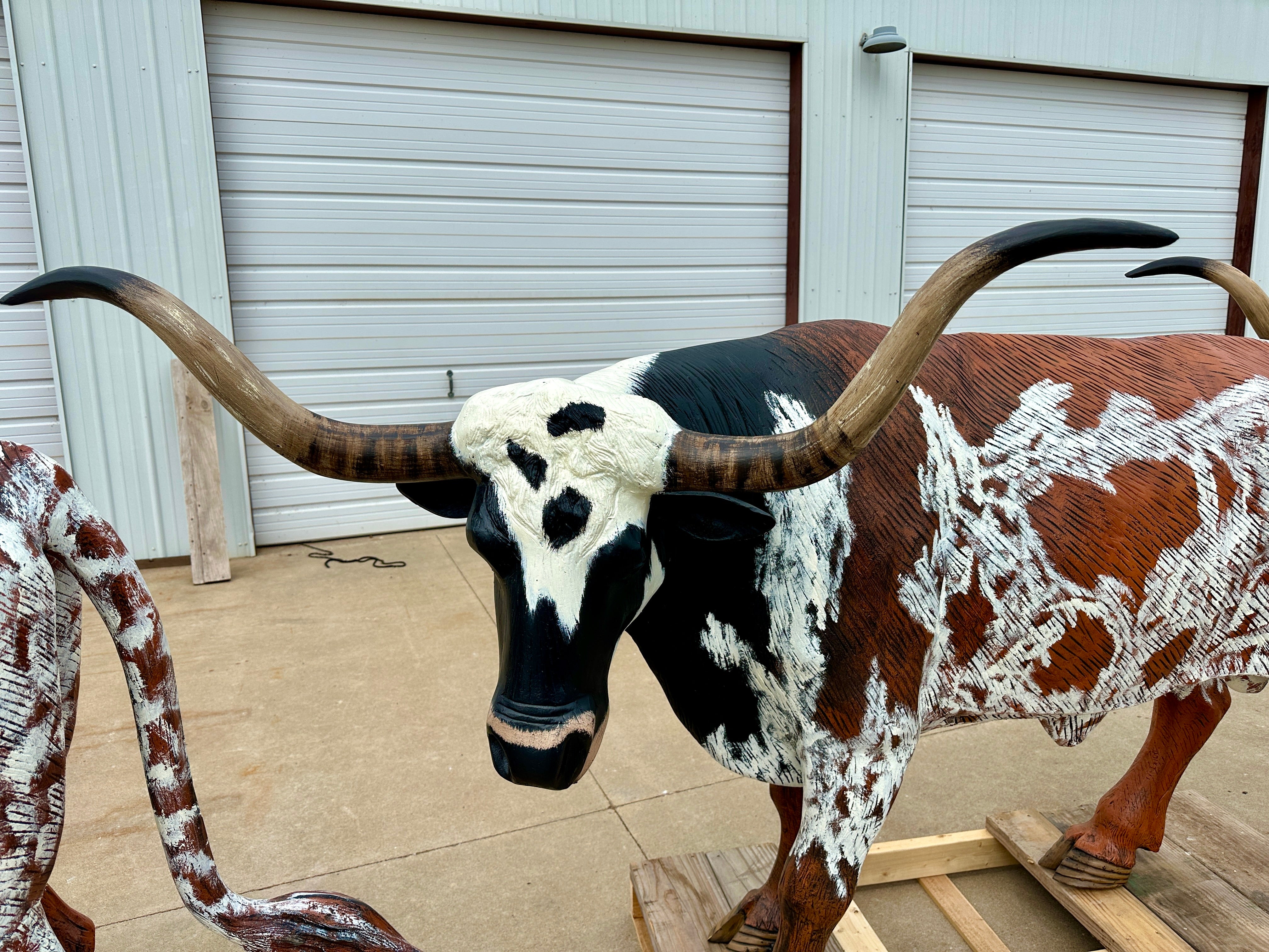 Life Size Longhorn Statue #4