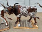 SOLD*Life Size Longhorn Statue #3