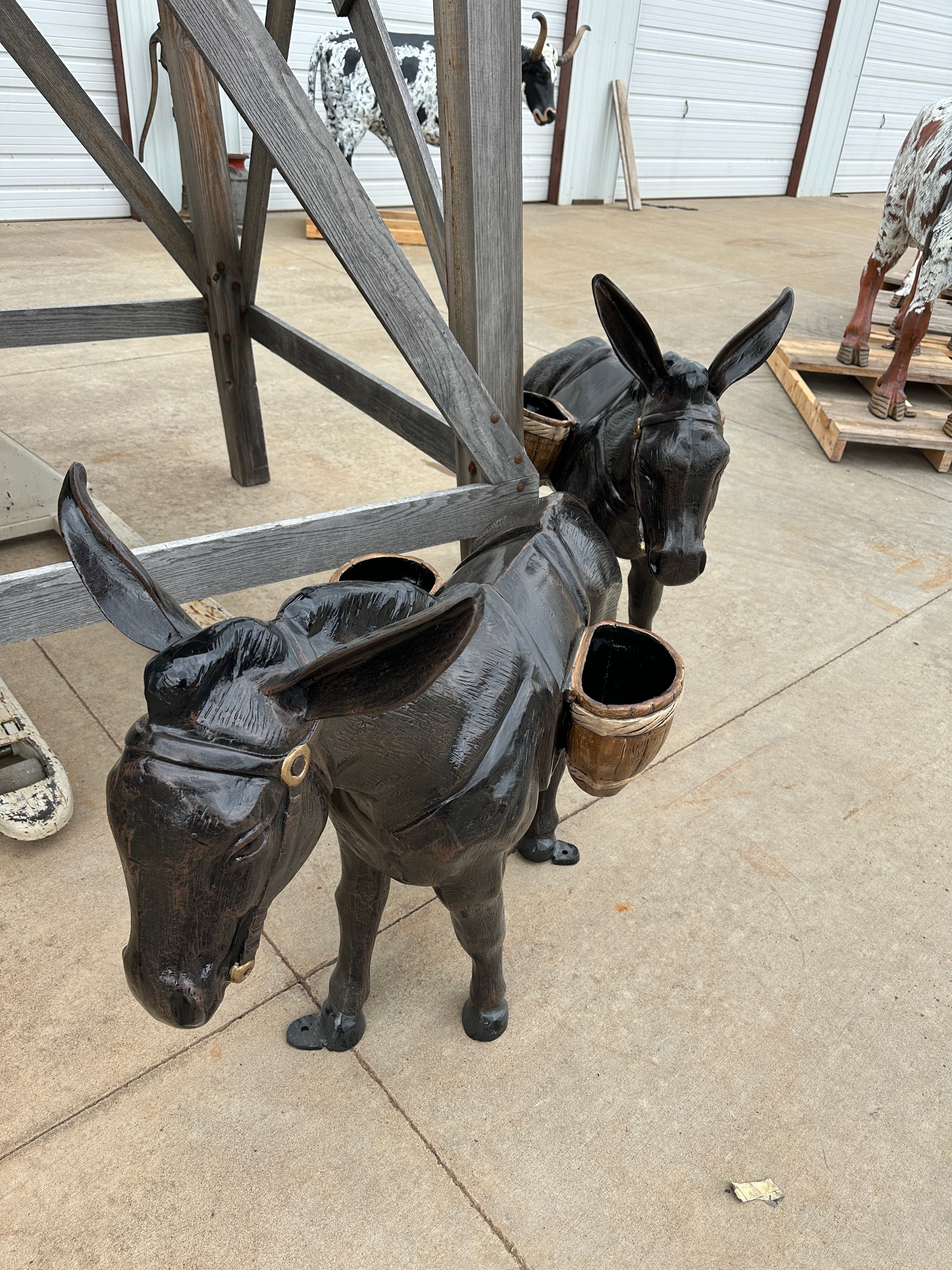 Burro With Baskets