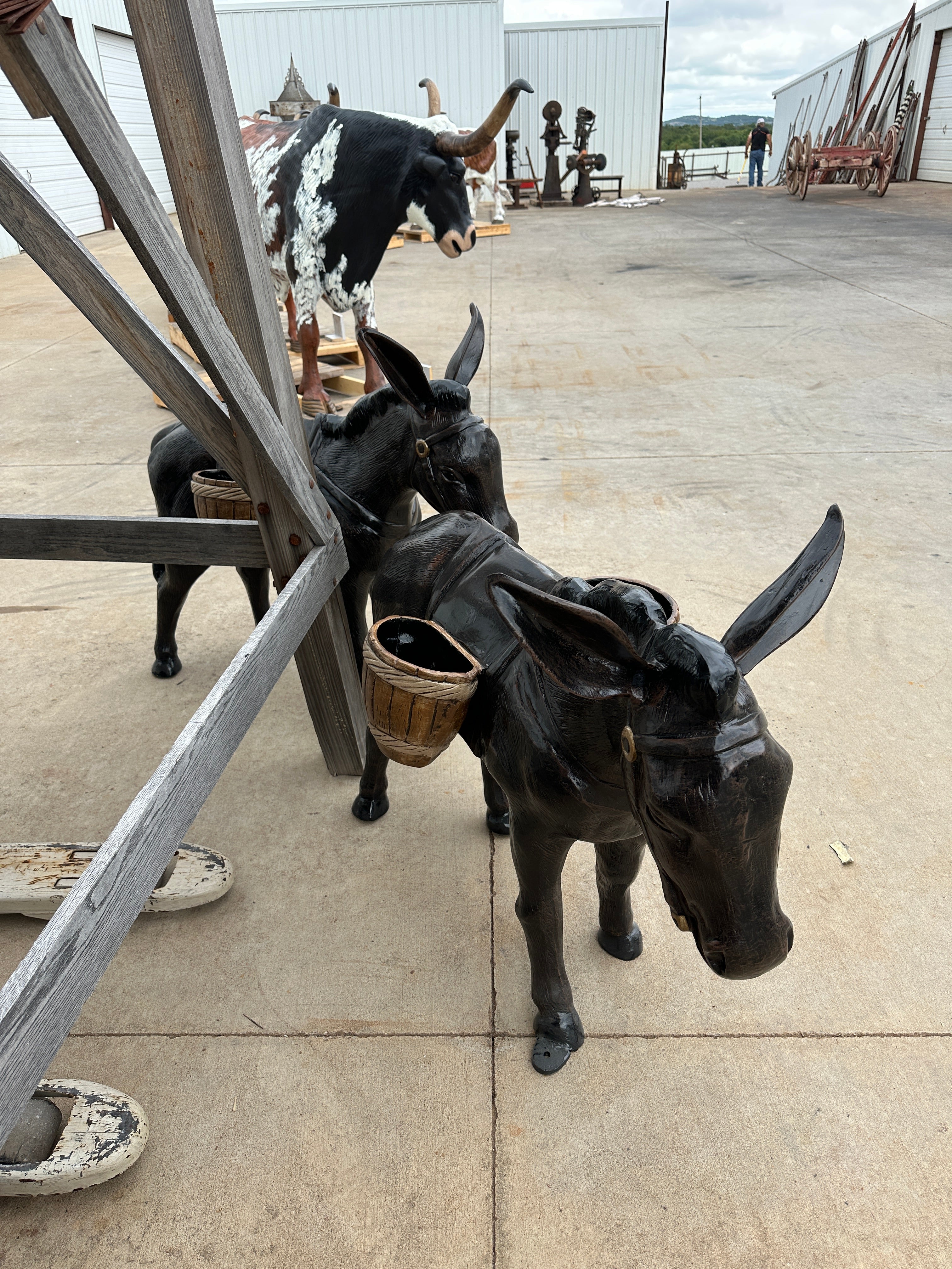 Burro With Baskets