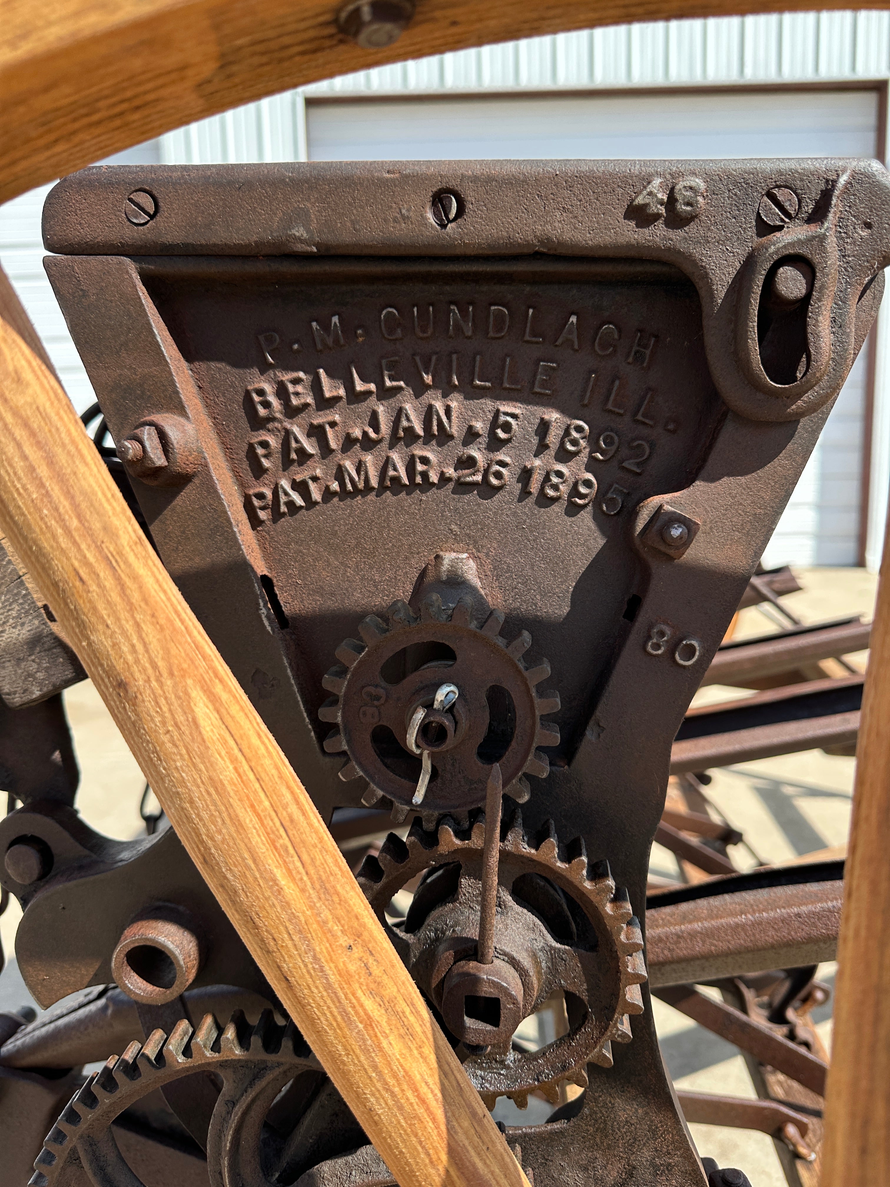 1892 Gundlach Grain Drill