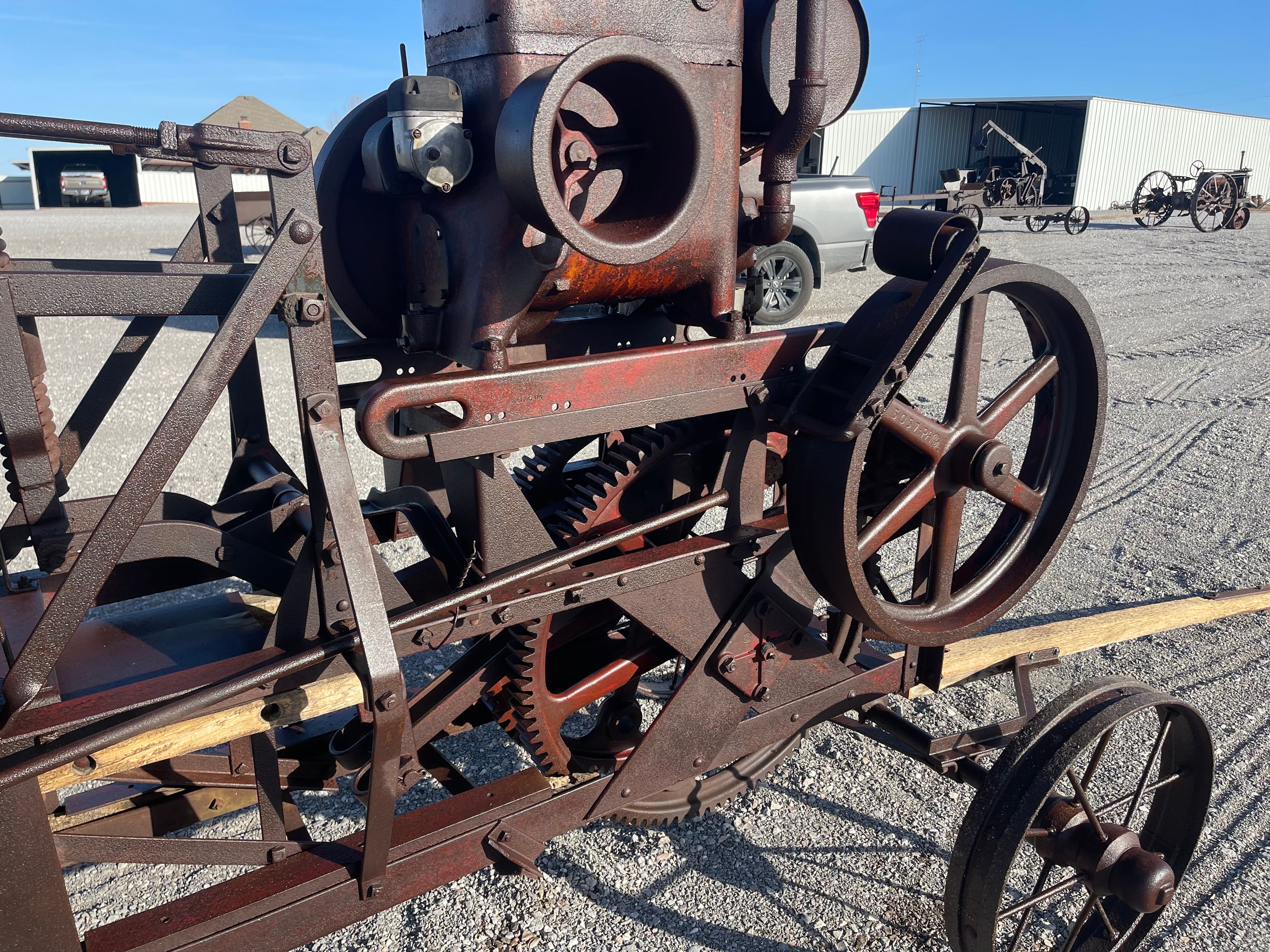 Antique IHC Stationary Baler w/ Motor