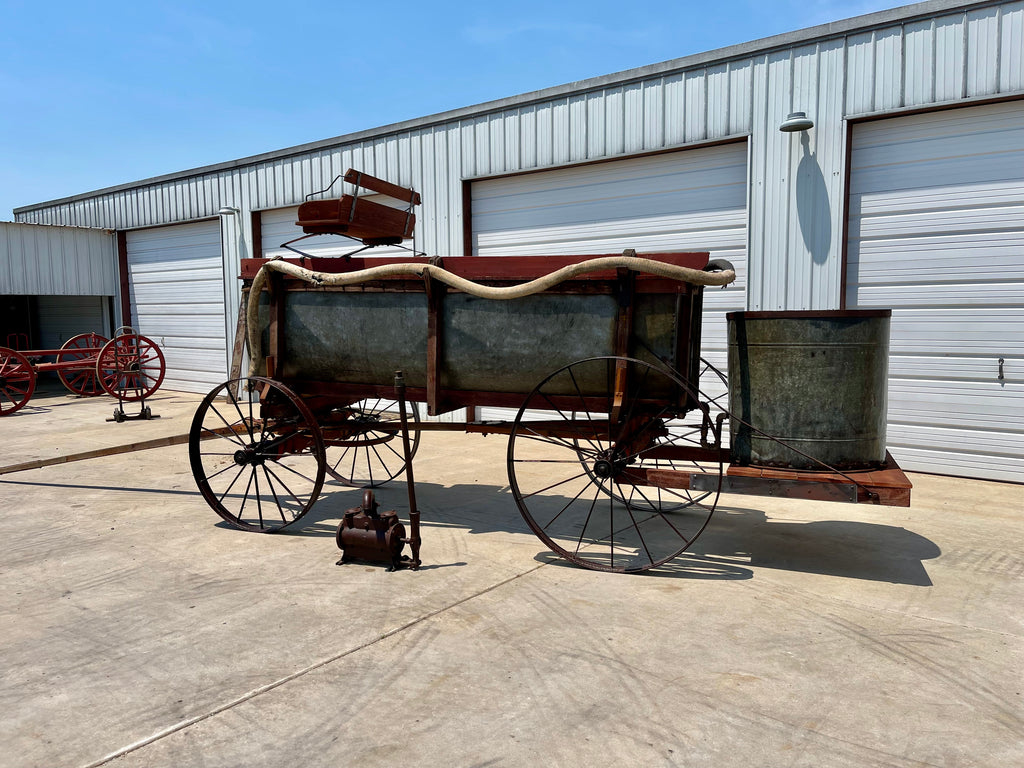 Rare Horse Drawn Water Wagon