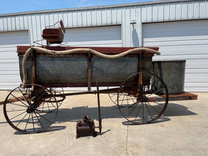 Rare Horse Drawn Water Wagon