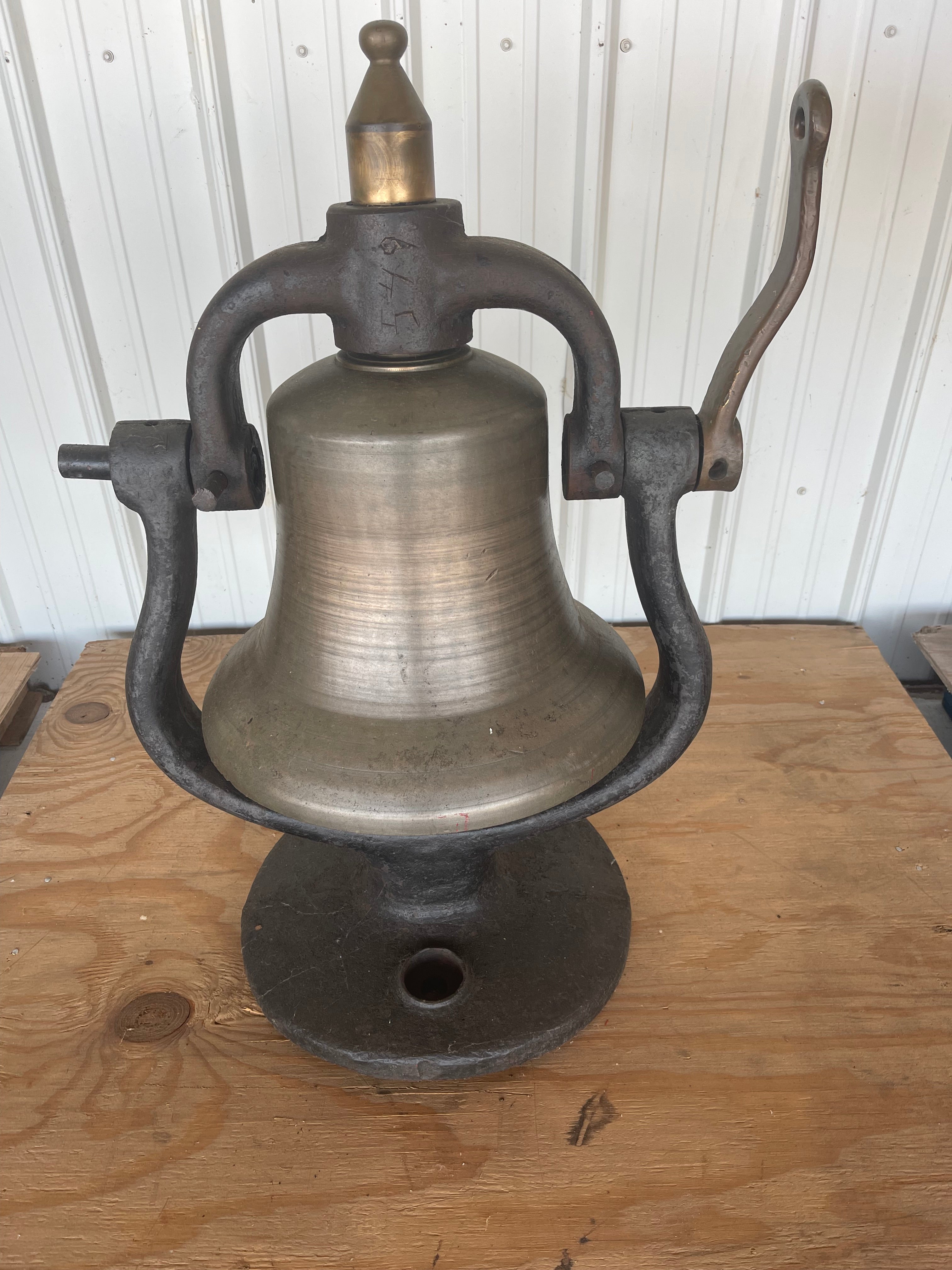 SOLD-17" Brass Bell for Steam Engine Locomotive/Train