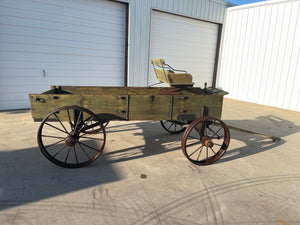 SOLD-#347 John Deere Harvest Display Wagon