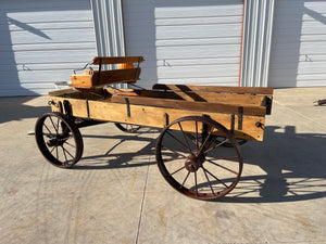 SOLD-#350 John Deere Harvest Display Wagon