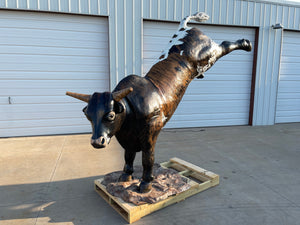 Sold-#4 Custom Life Size Bucking Bull