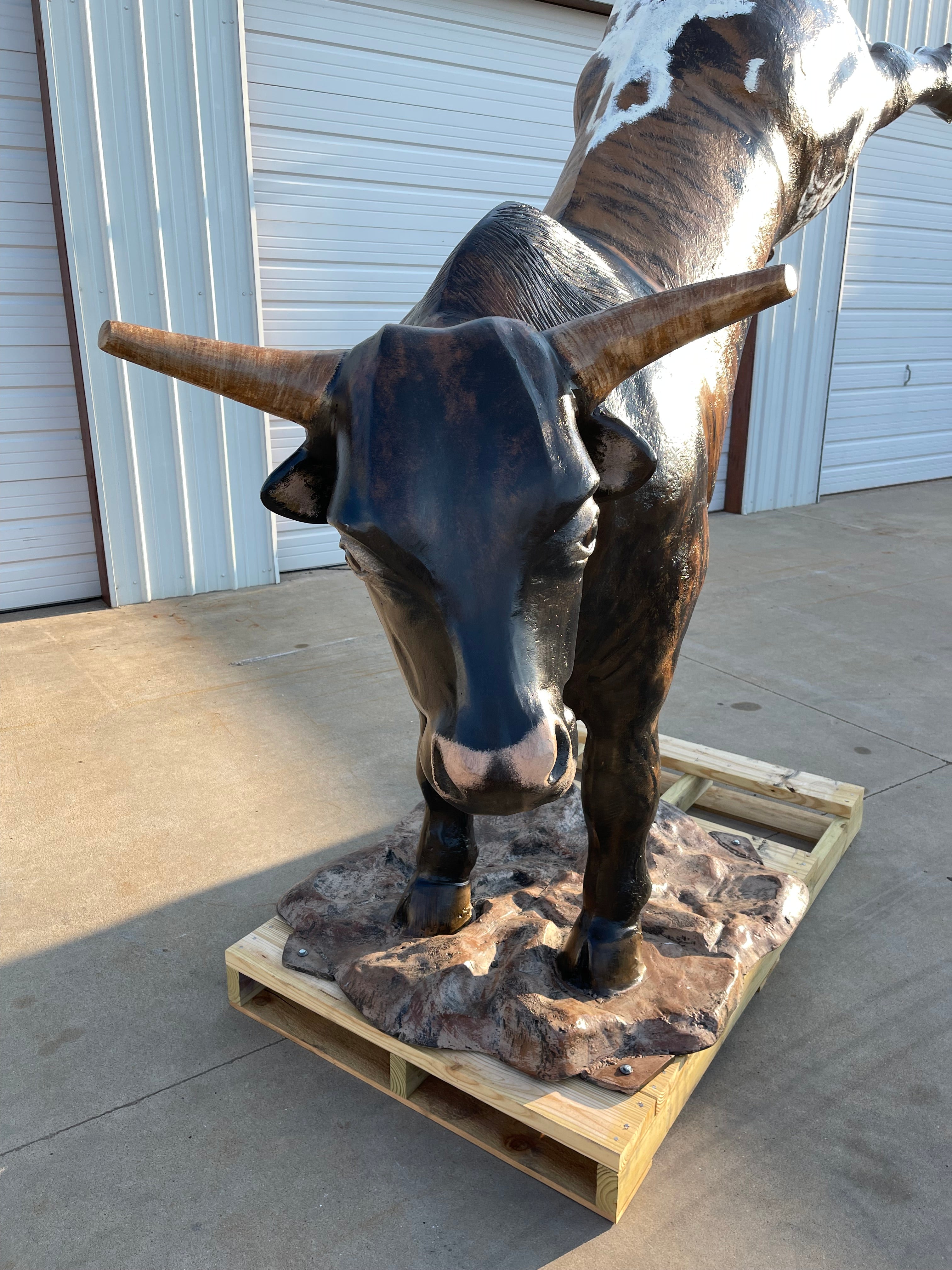 Sold-#4 Custom Life Size Bucking Bull