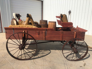 SOLD- Antique Harvest Display Wagon